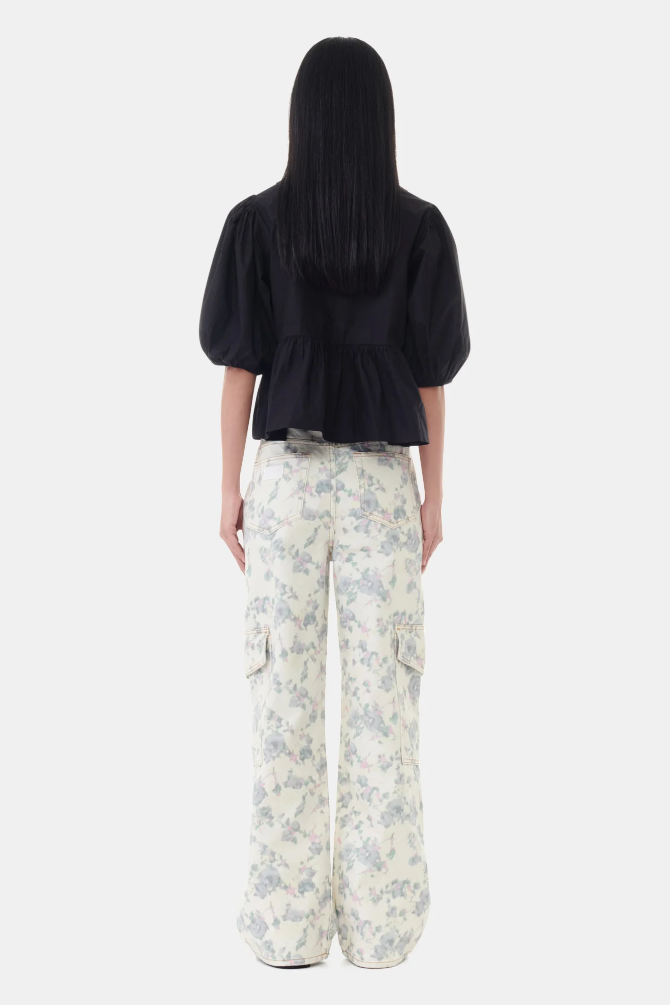 Floral Print Angi Jeans | Tofu - Image 5