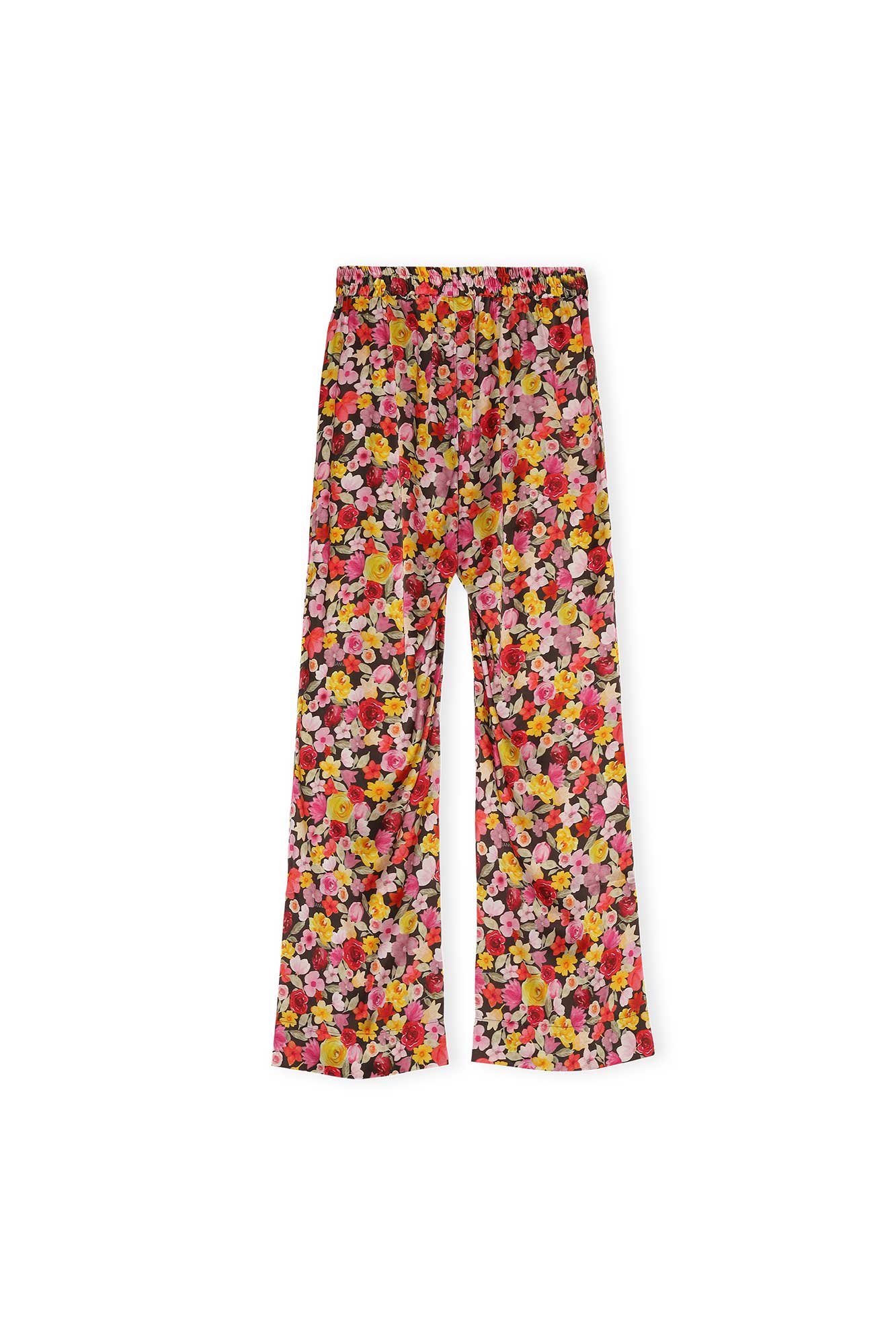 Floral Silk Stretch Trousers | Mole - Image 2