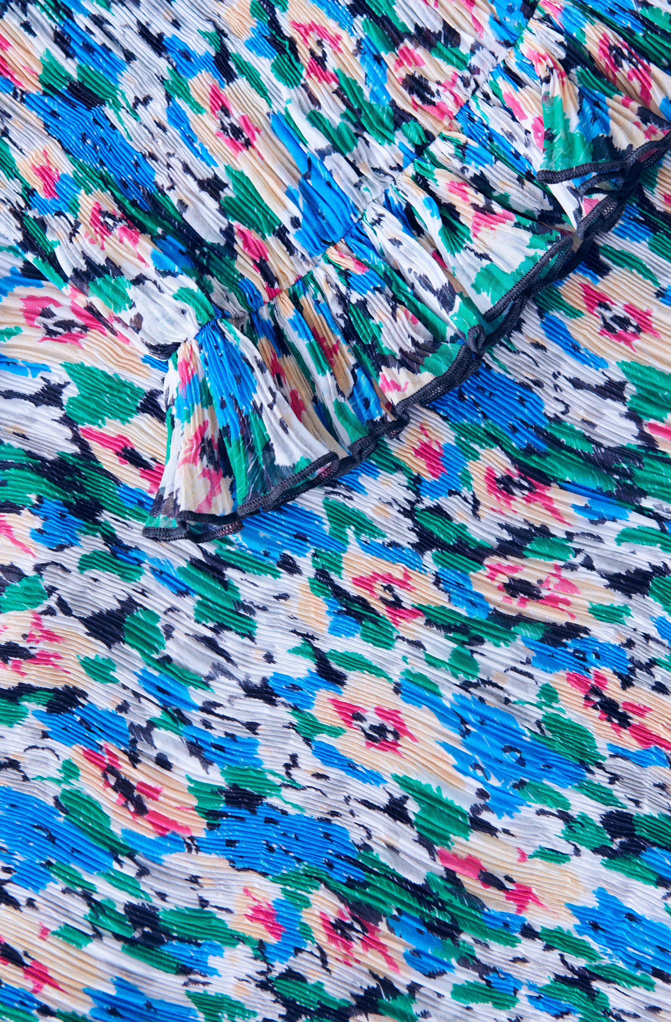 Flouncy Blouse | Floral Azure Blue - Image 7