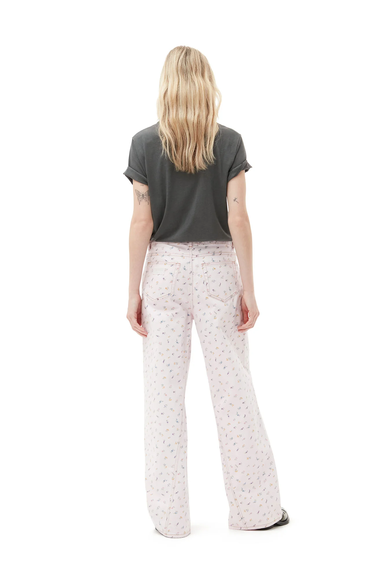 Flower Print Joezy Jeans | Pink Tulle - Image 4