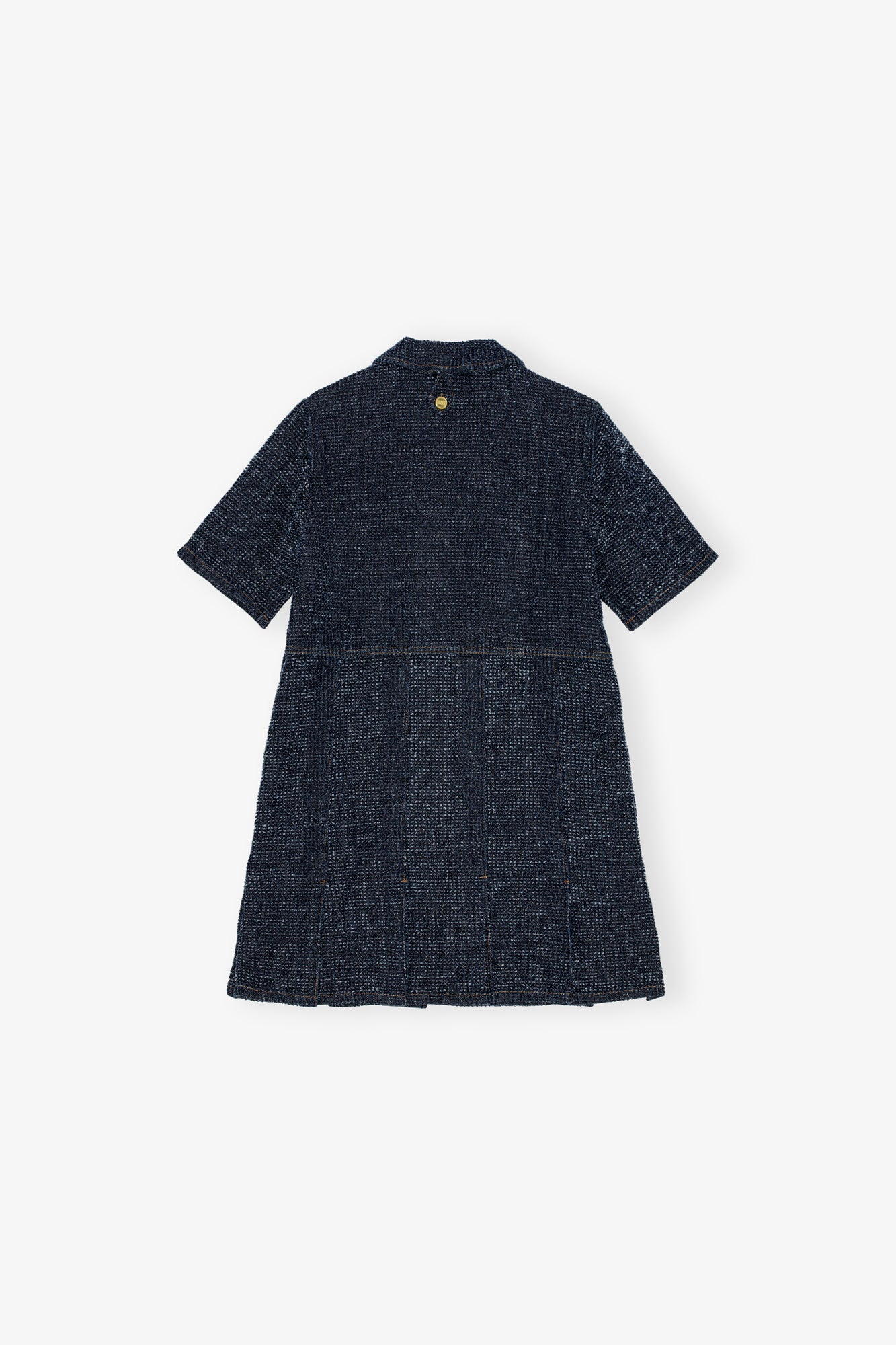 Fluffy Denim Mini Dress | Rinse - Image 2