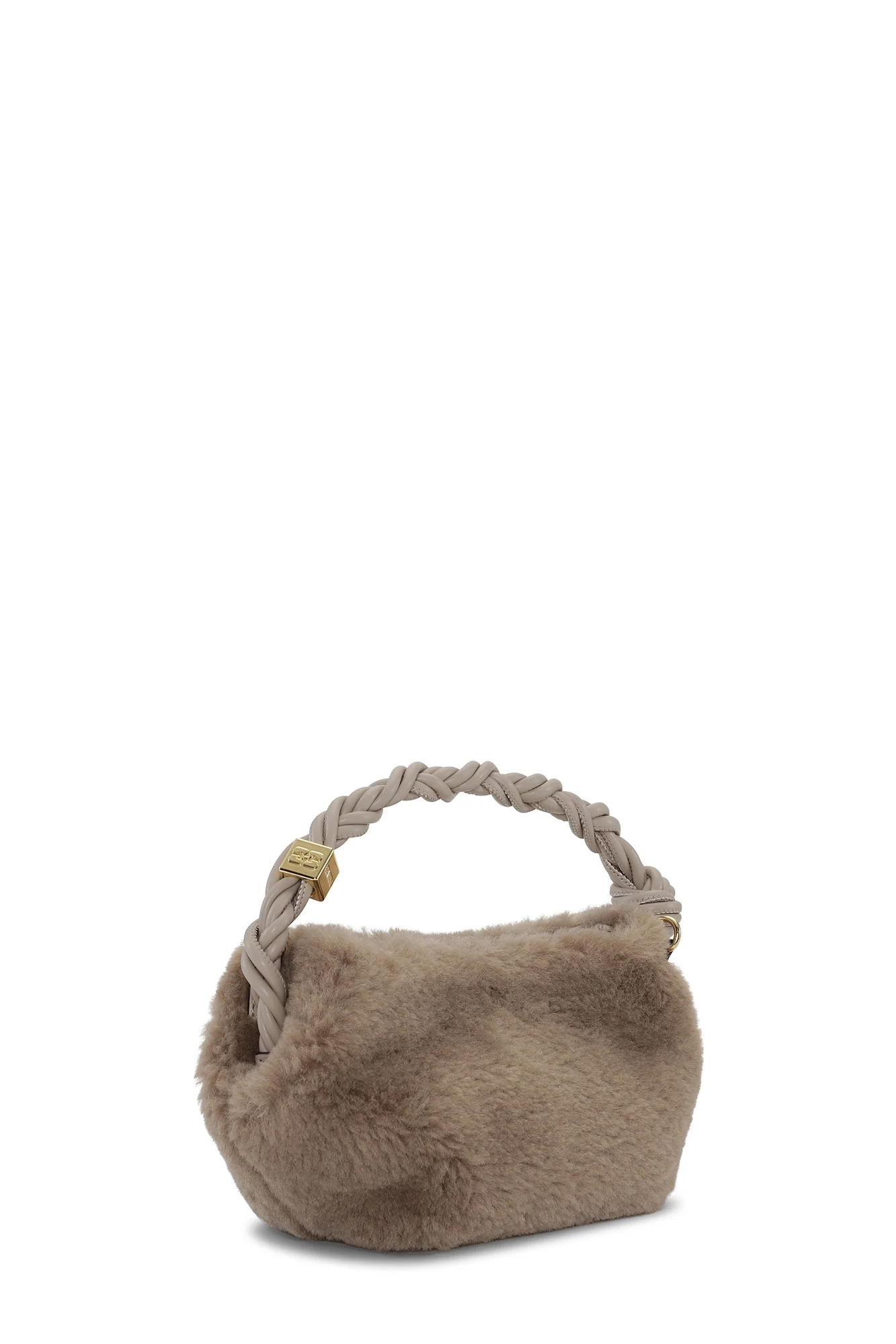 Fluffy Mini Bou Bag | Oyster Gray - Image 3