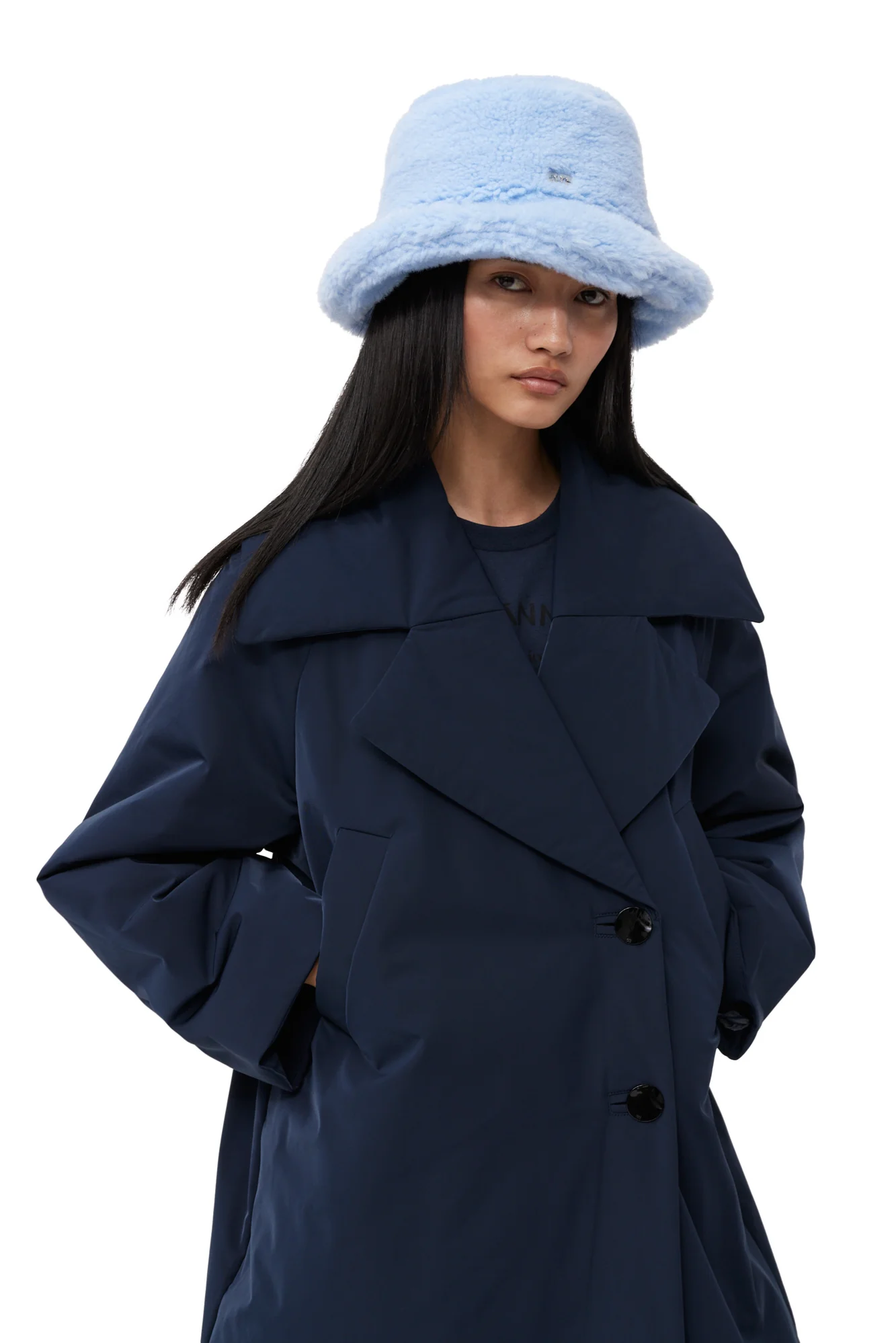 Fluffy Tech Bucket Hat | Light Blue Vintage - Image 3