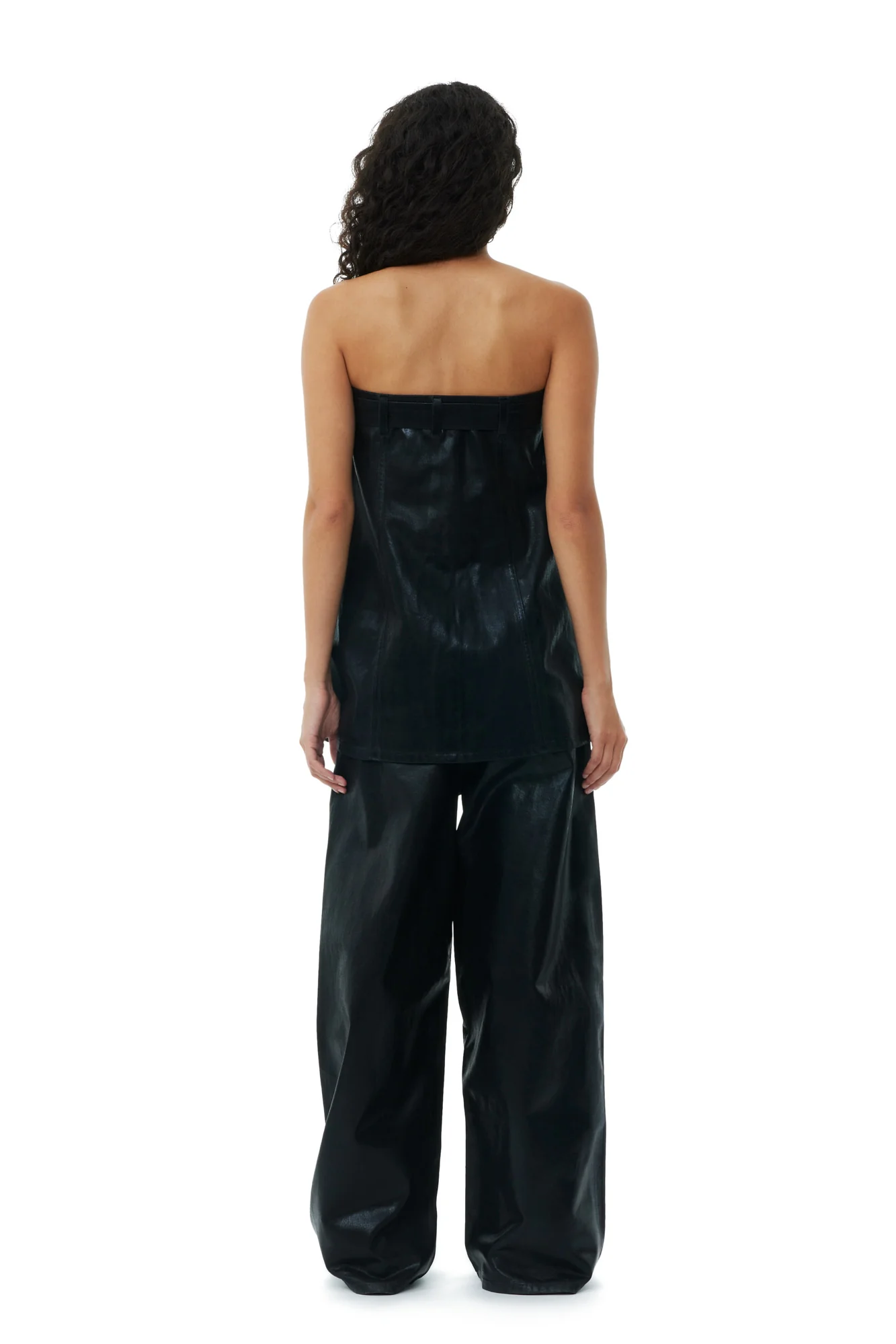 Foil Denim Corsage | Black - Image 6