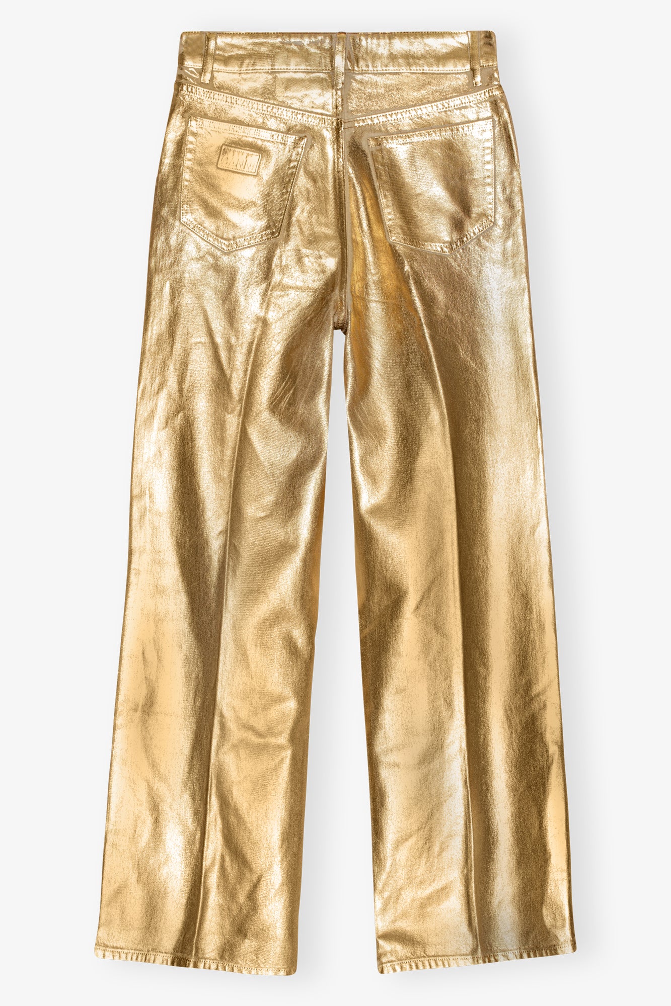 Foil Denim Wide Jeans | Egret - Image 2