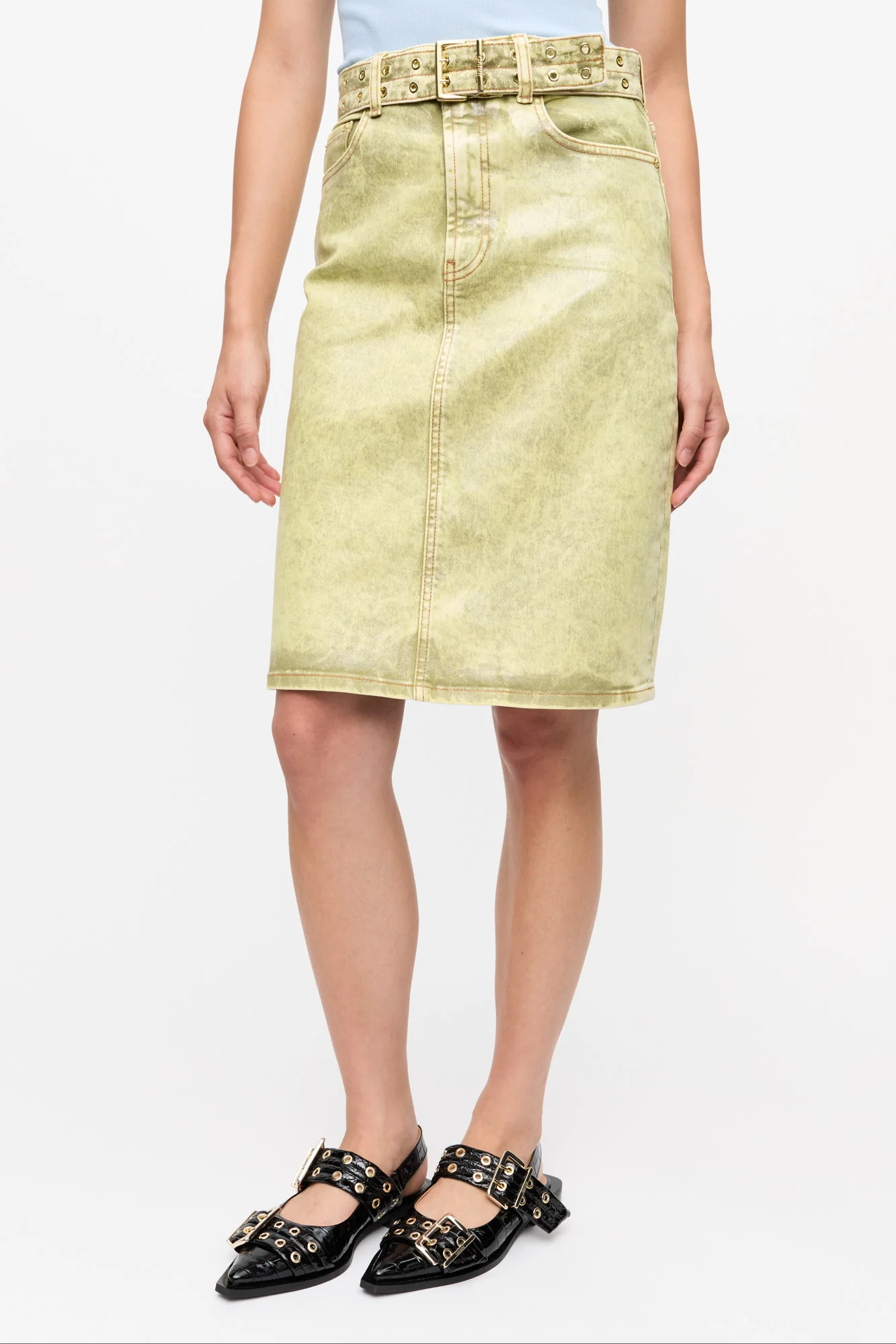 Foil Skirt | Golden Cypress - Image 4