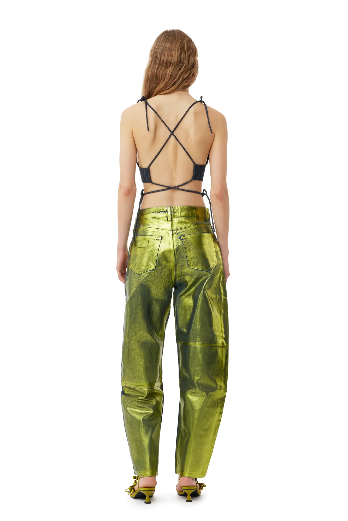 Foil Stary Jeans | Basil - Image 4