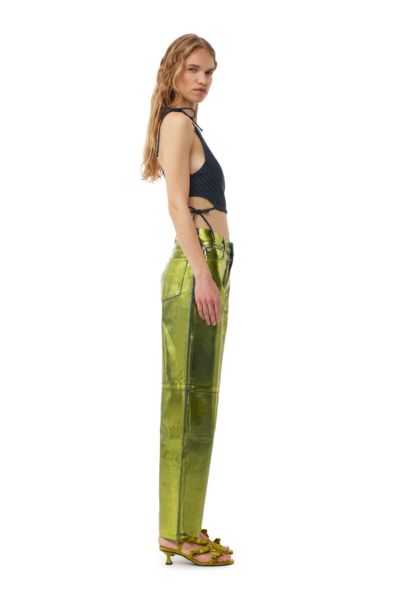 Foil Stary Jeans | Basil - Image 5