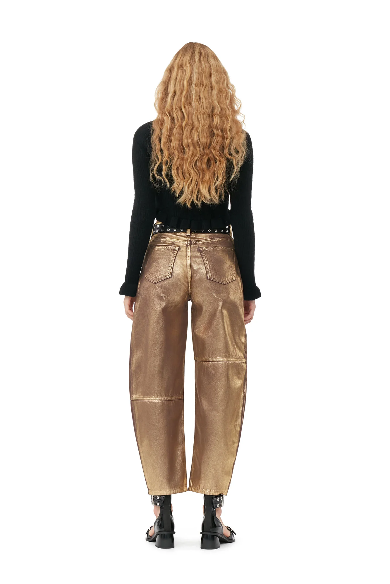 Foil Stary Jeans | Gold - Image 4