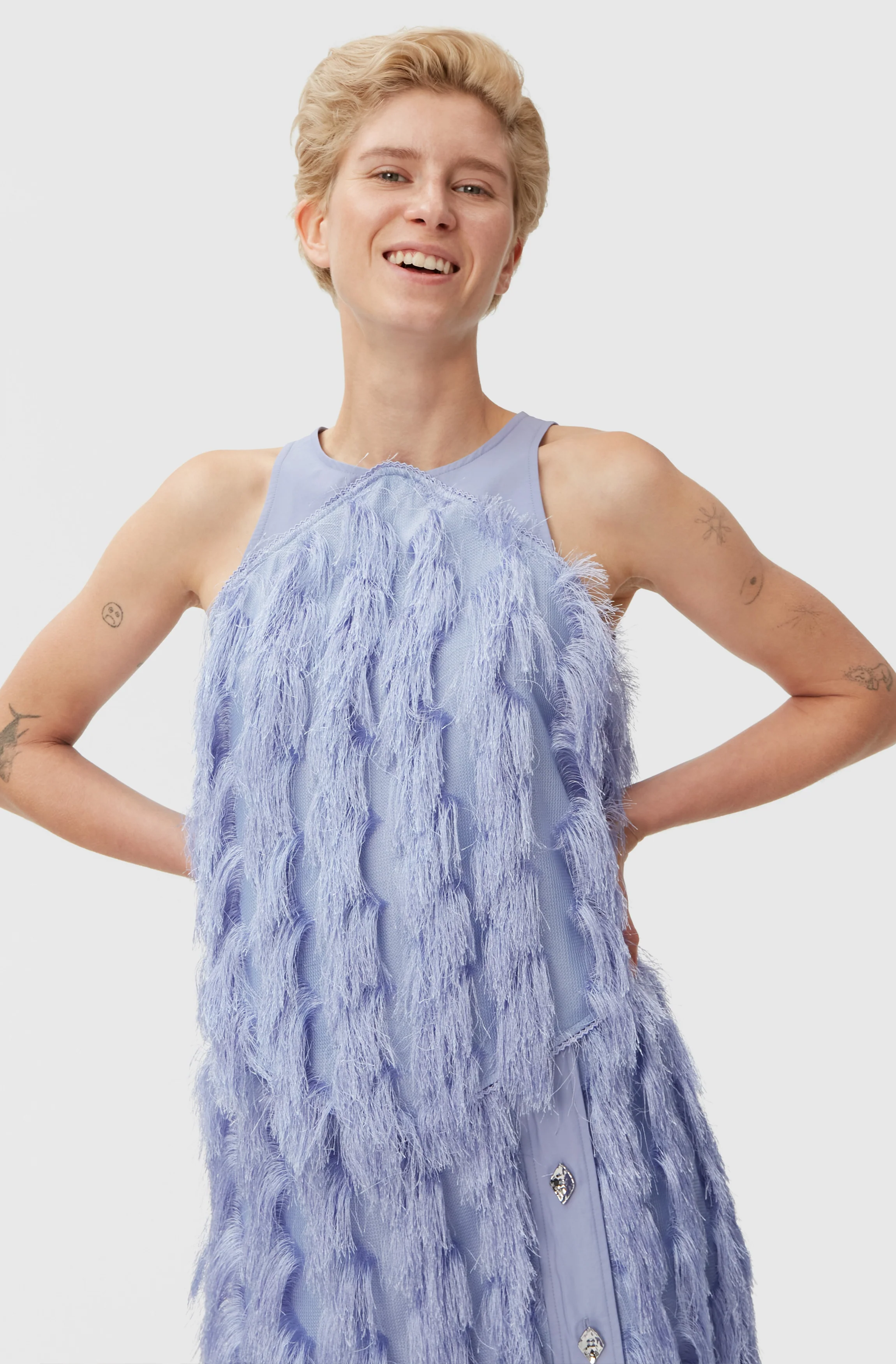 Fringe Top | Persian Violet - Image 3