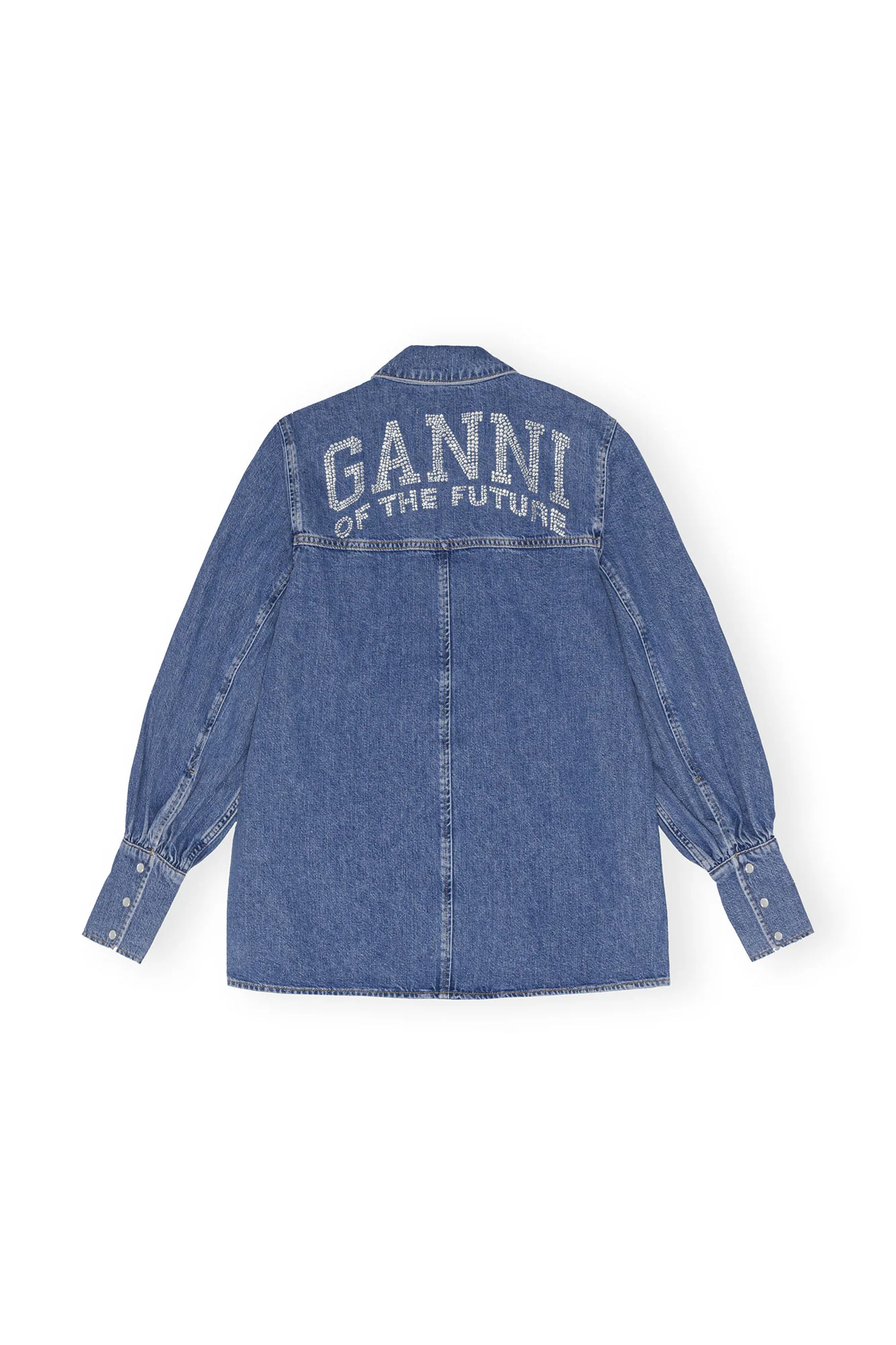 Future Denim Shirt | Dark Blue Vintage - Image 2