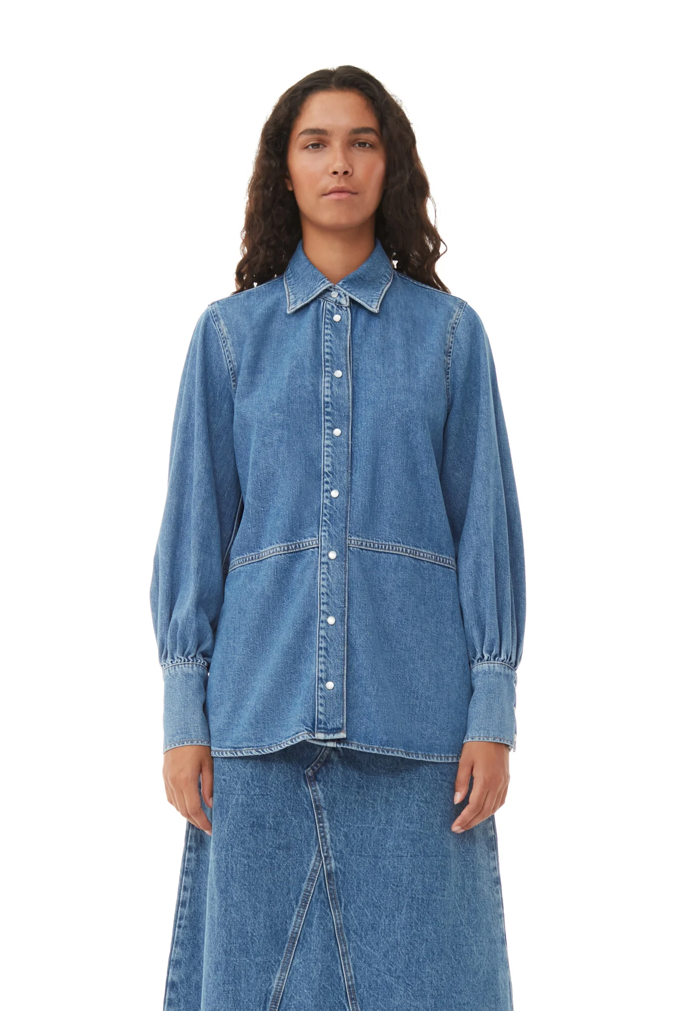 Future Denim Shirt | Dark Blue Vintage - Image 4