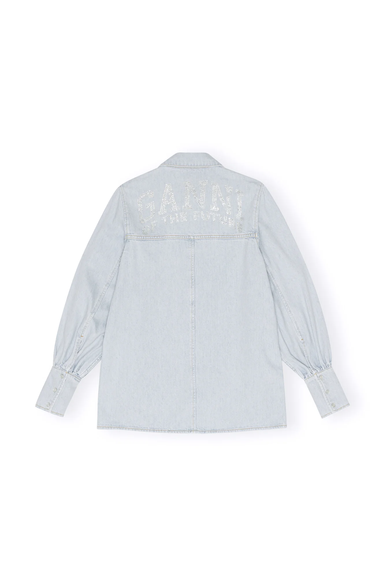 Future Denim Shirt | Light Blue Vintage - Image 2