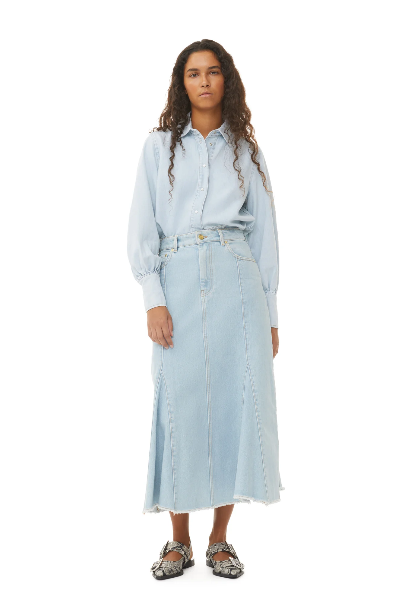 Future Denim Shirt | Light Blue Vintage - Image 4