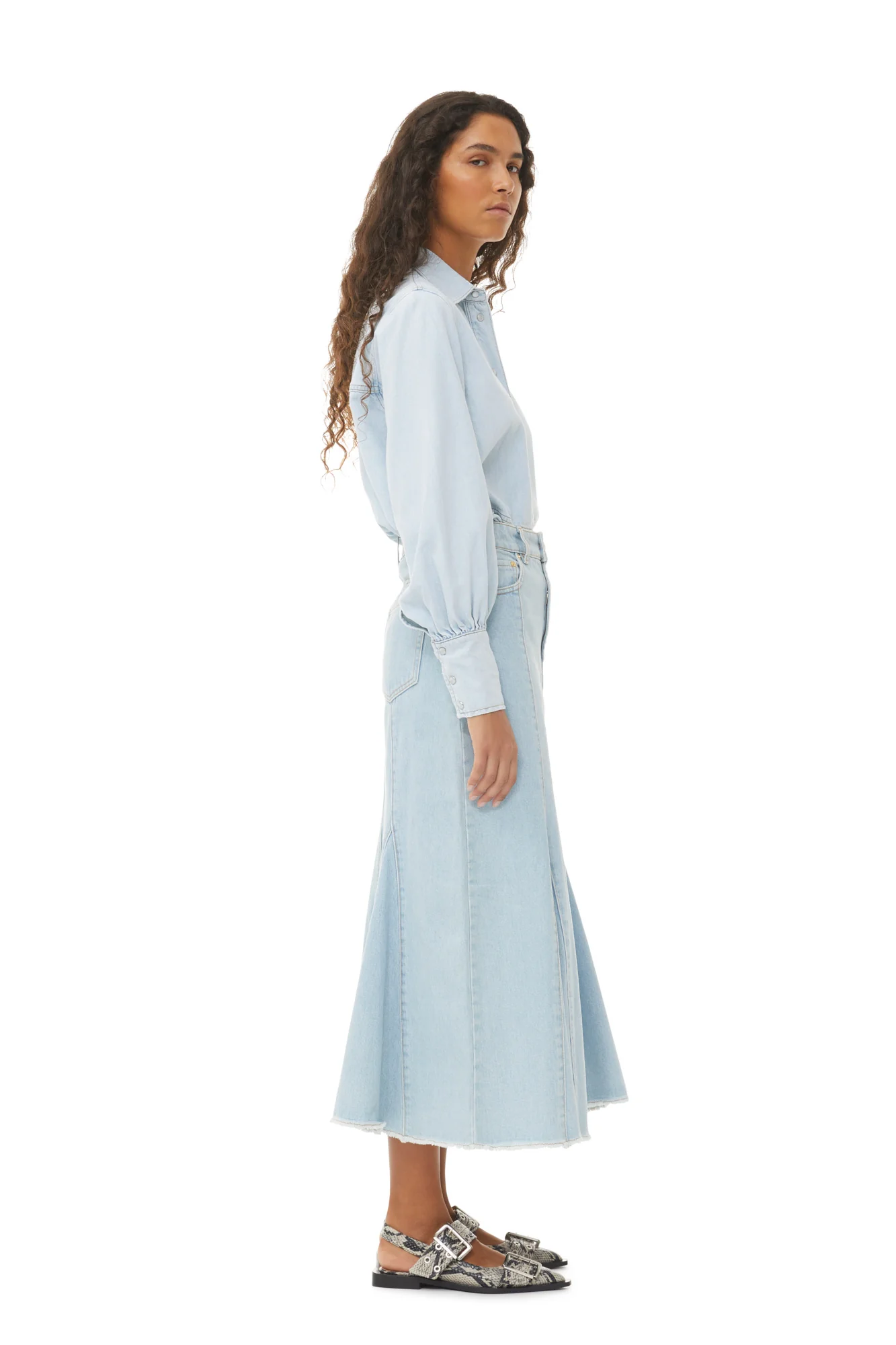 Future Denim Shirt | Light Blue Vintage - Image 5