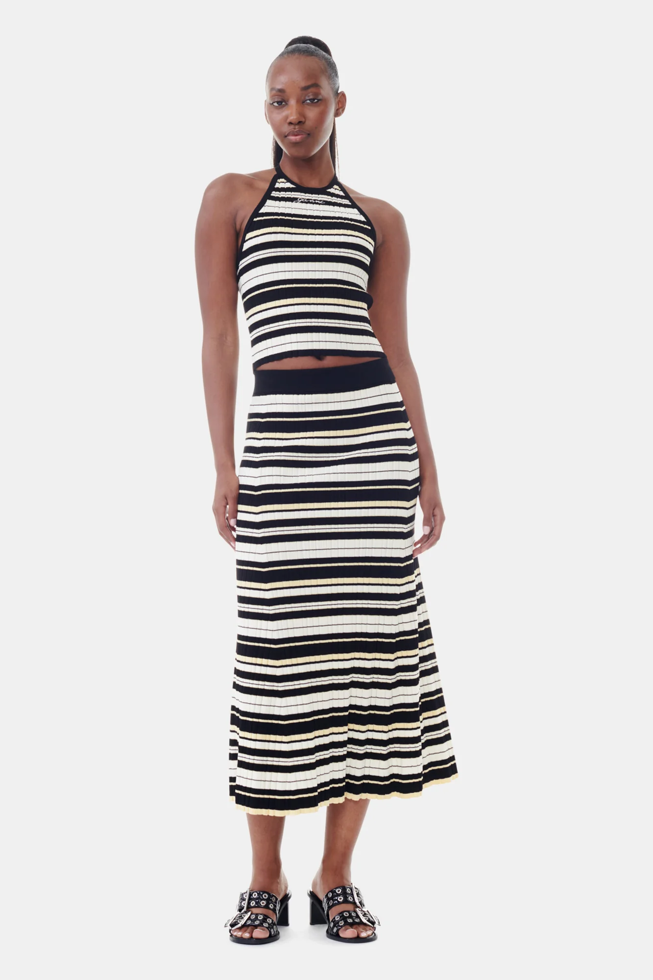 Future Rib Halterneck Top | Multicolor - Image 4