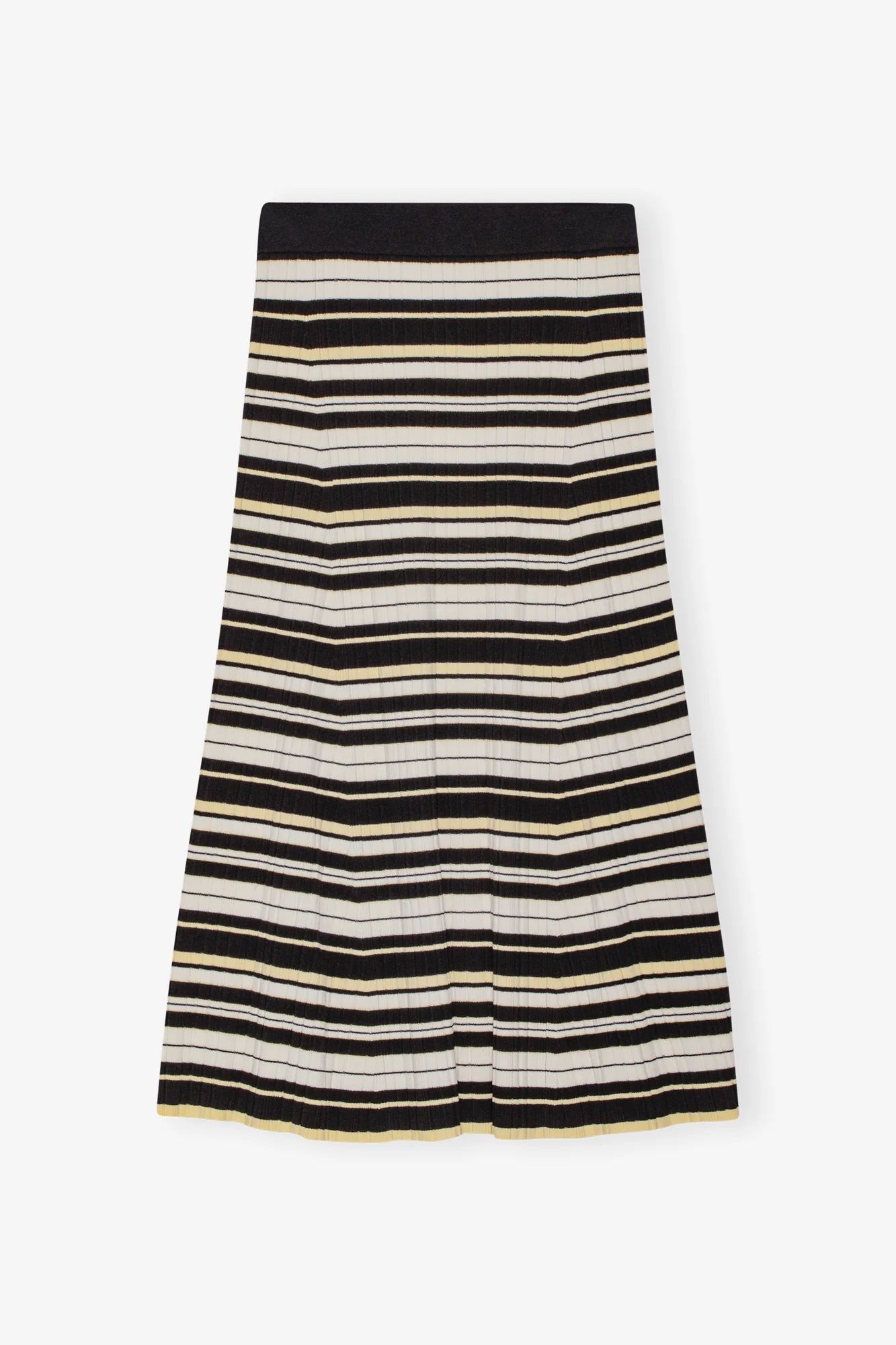 Future Viscose Rib Long Skirt | Multicolor