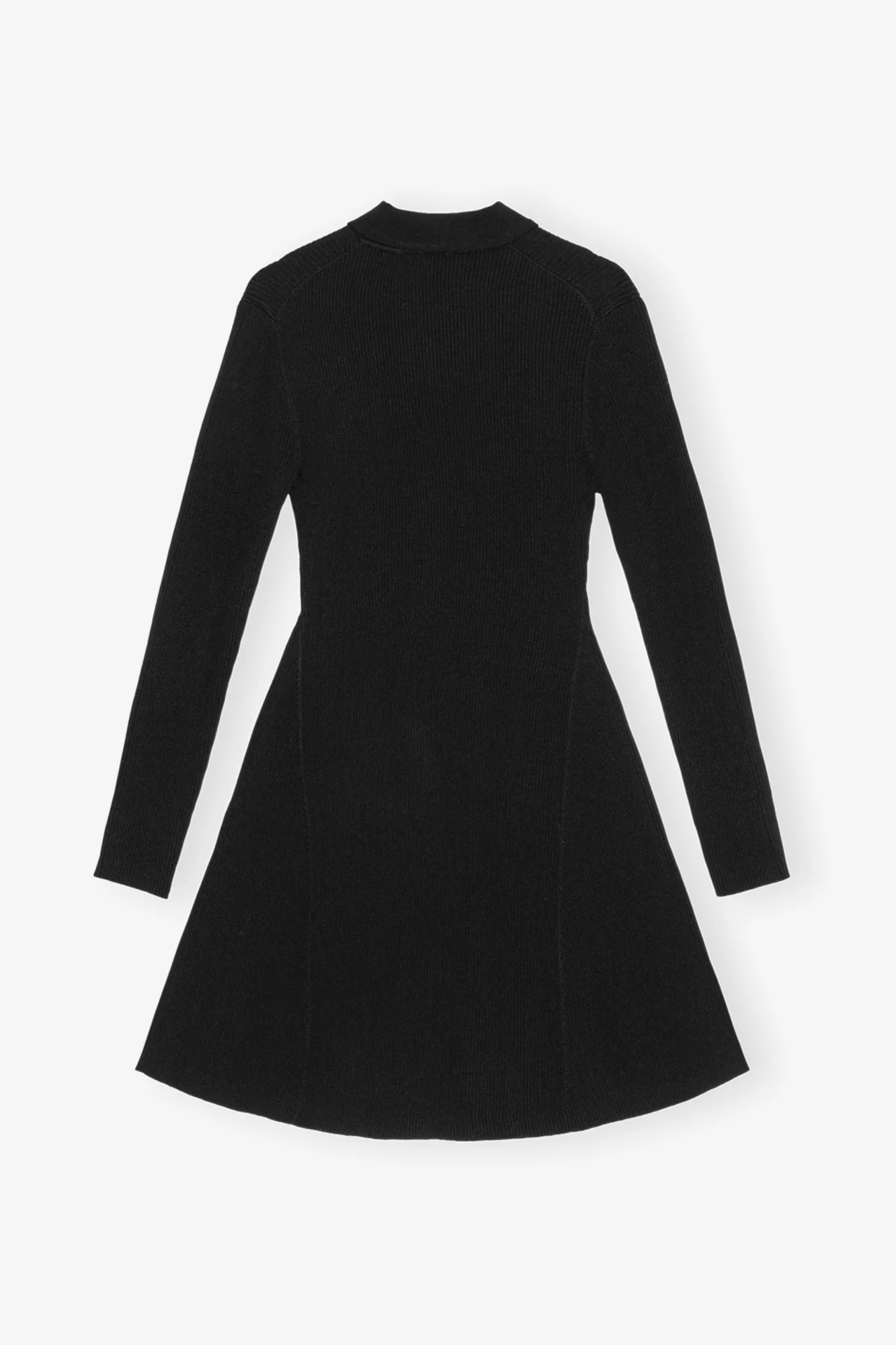 Future Viscose Rib Mini Dress | Black - Image 2