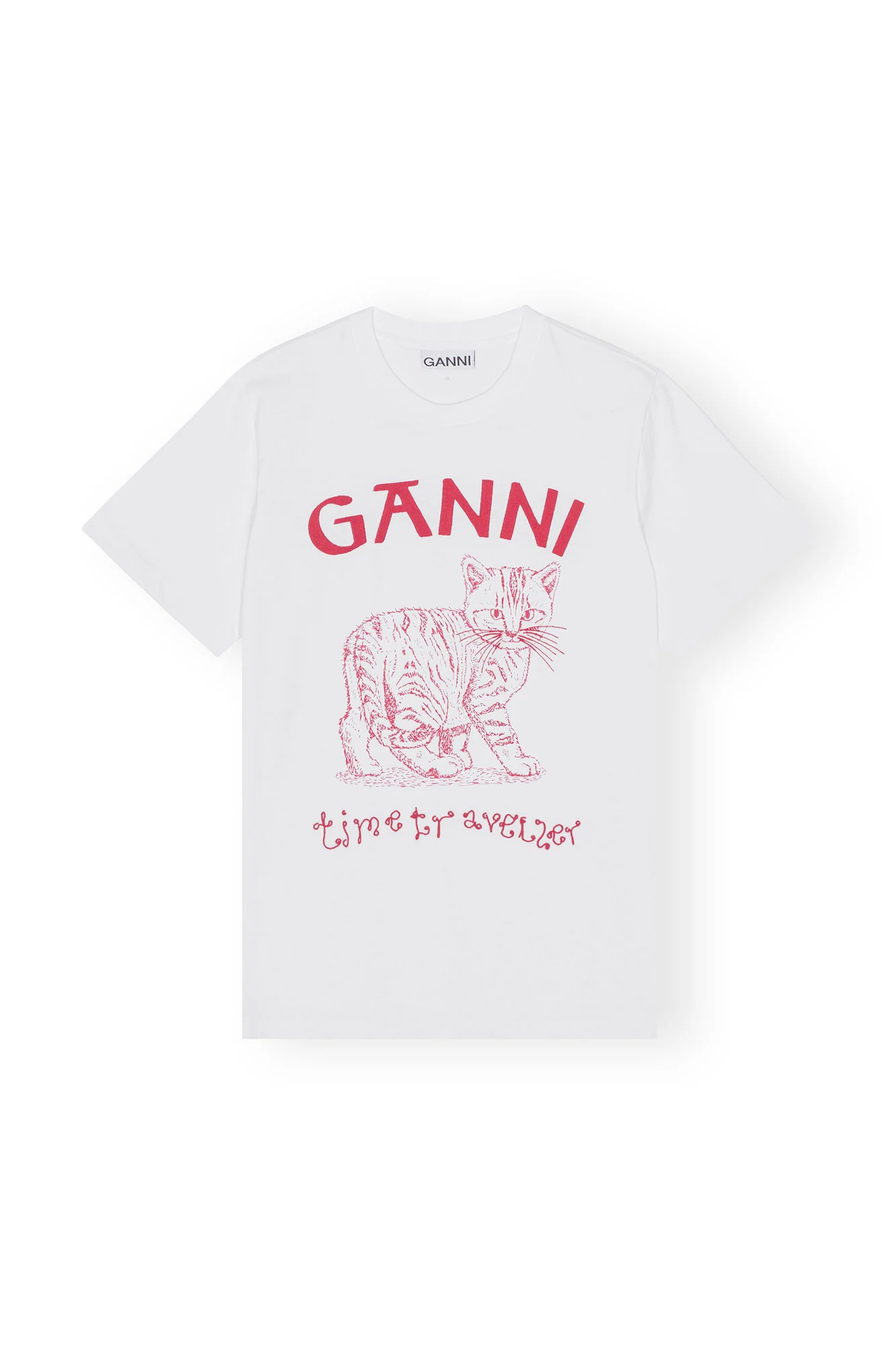 Future White Jersey Relaxed Embroidered T-Shirt | Bright White - Image 2
