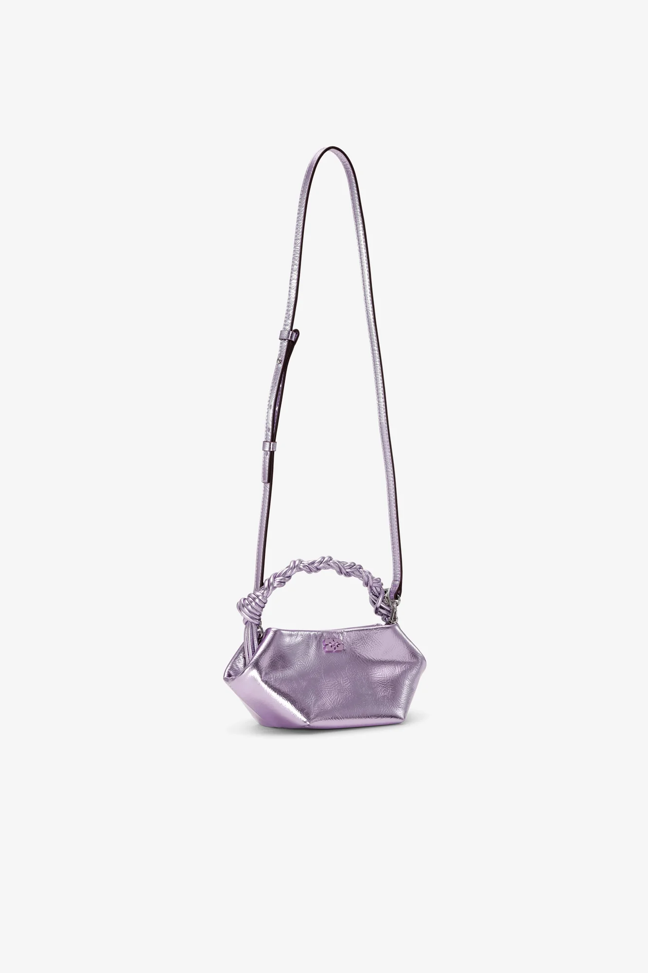 Ganni Bou Bag Mini Metallic | Pink Lavender - Image 2