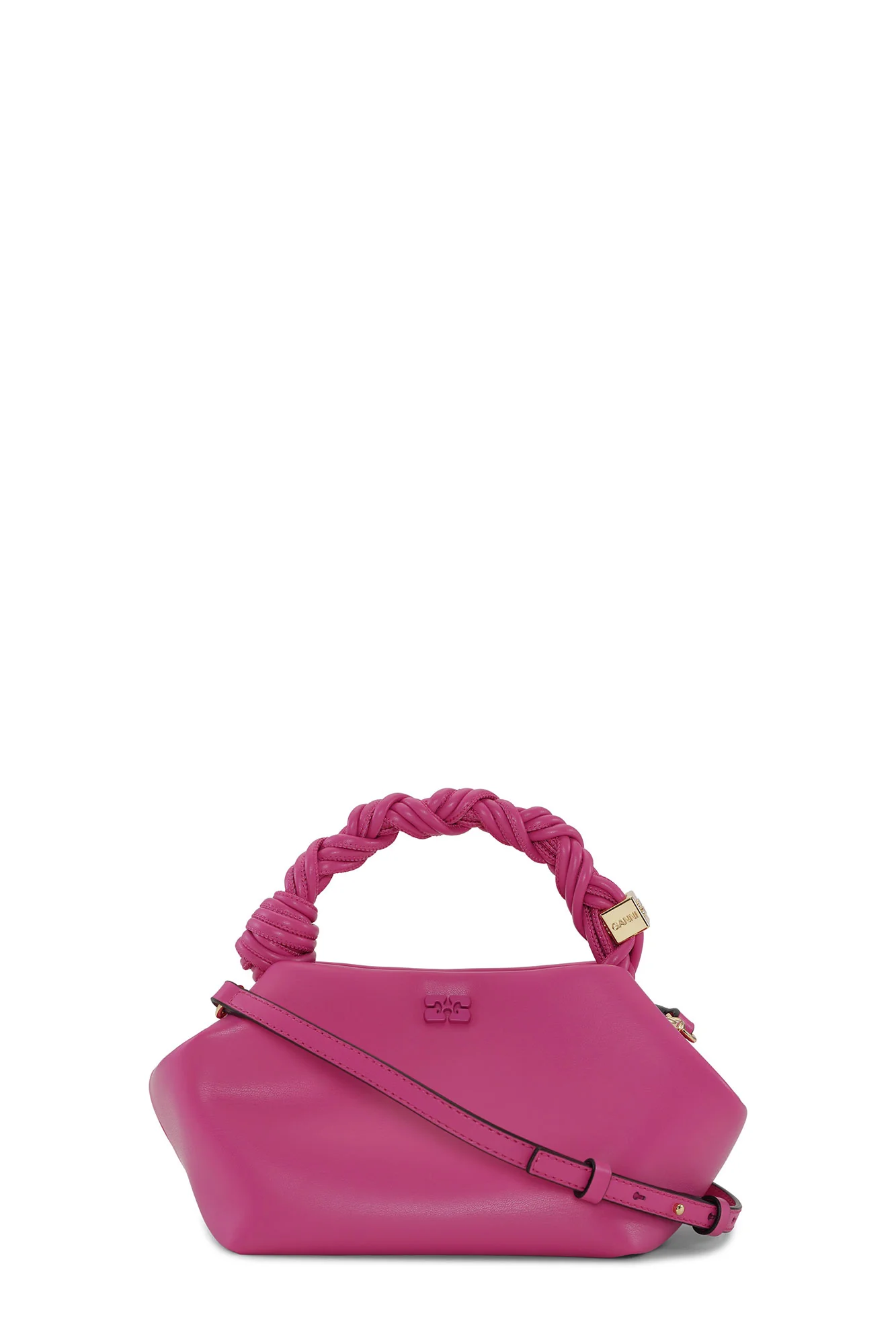 Ganni Bou Bag Small | Shocking Pink - Image 2