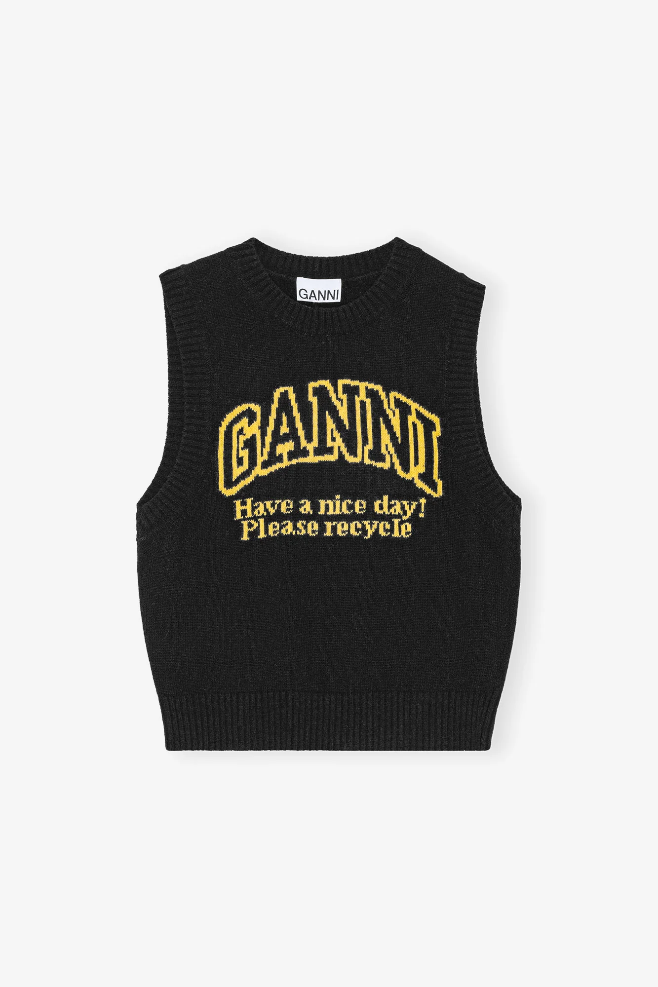Graphic Vest | Black