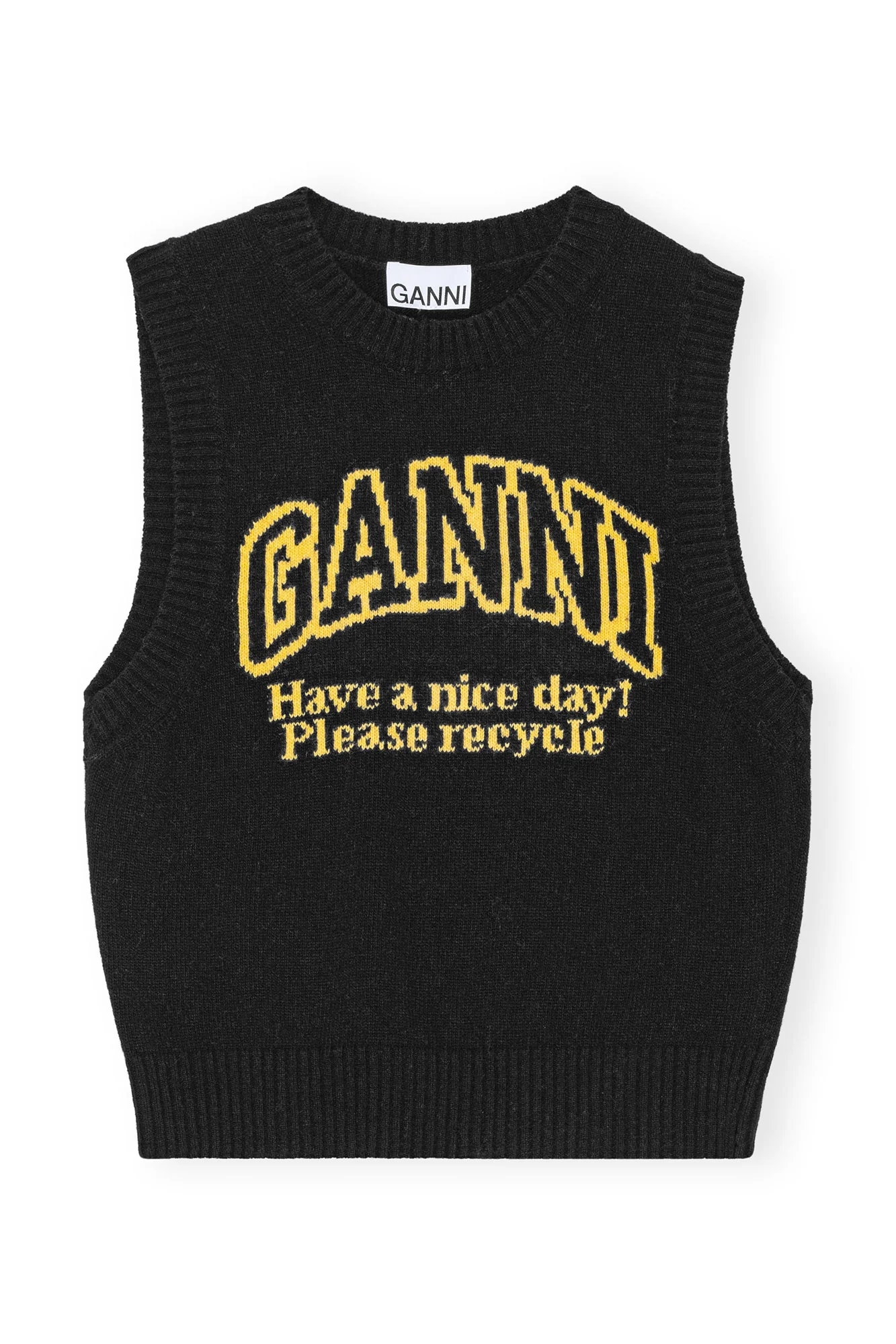 Graphic Vest | Black - Image 2