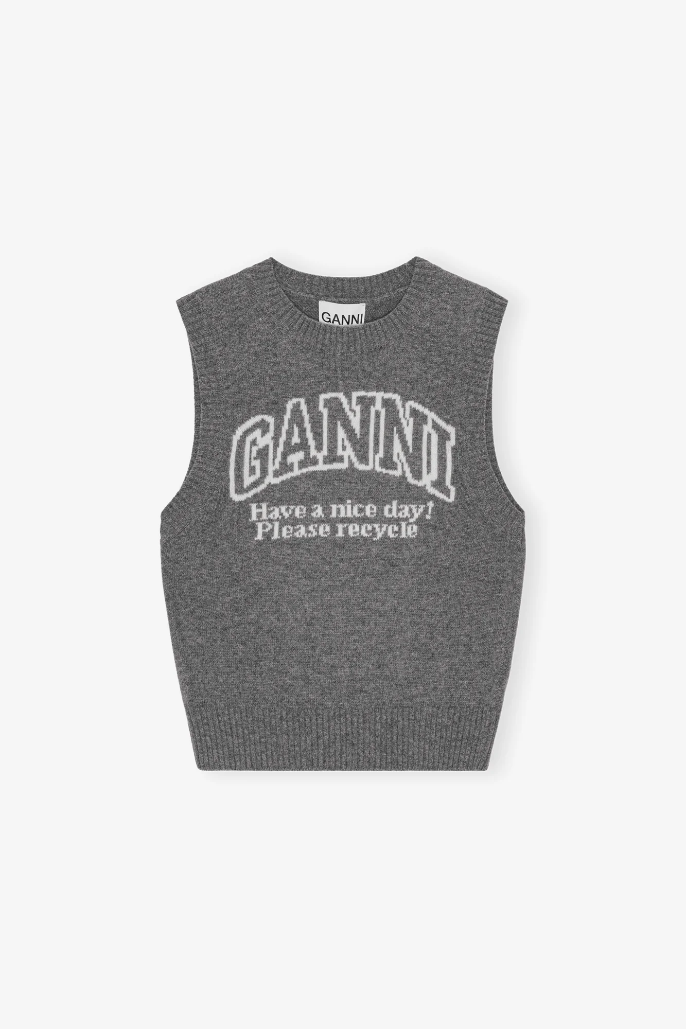 Graphic Vest | Frost Gray