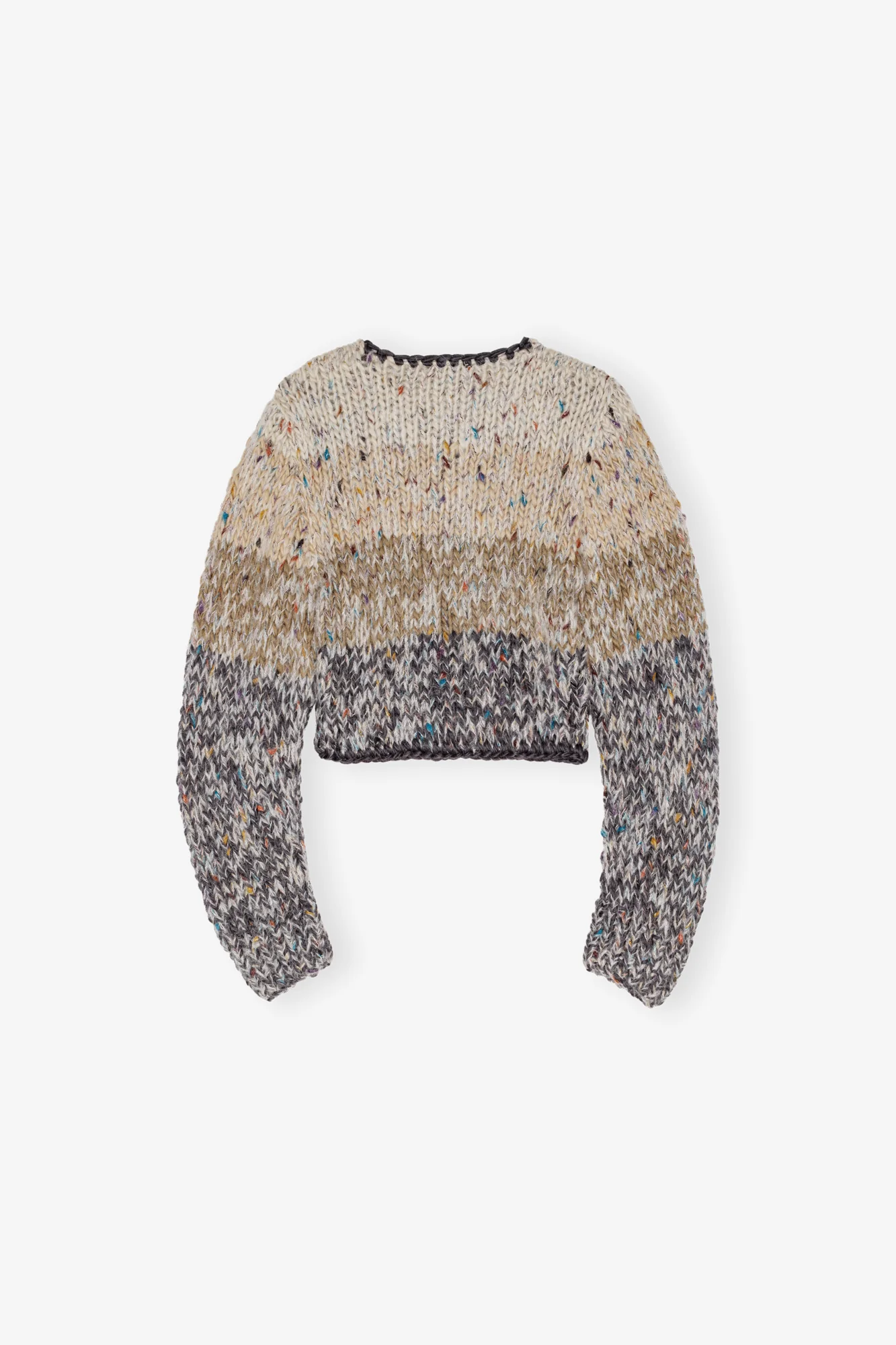 Handknit Crop Cardigan | Paloma Melange - Image 2