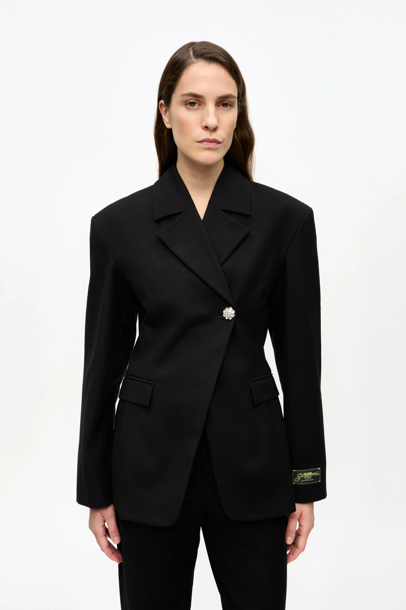 Heavy Cotton Tailoring Blazer | Black - Image 3