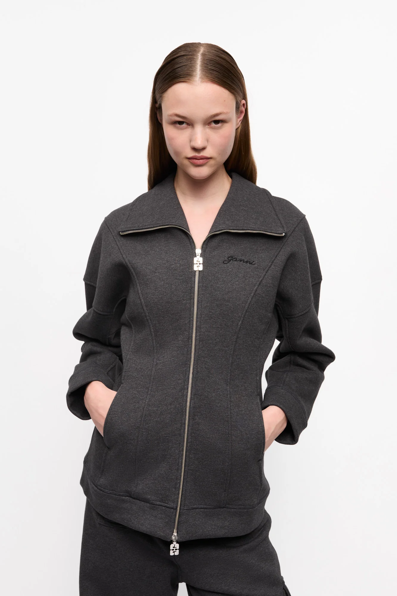 Heavy Fleece Zip-Up | Phantom - Image 3
