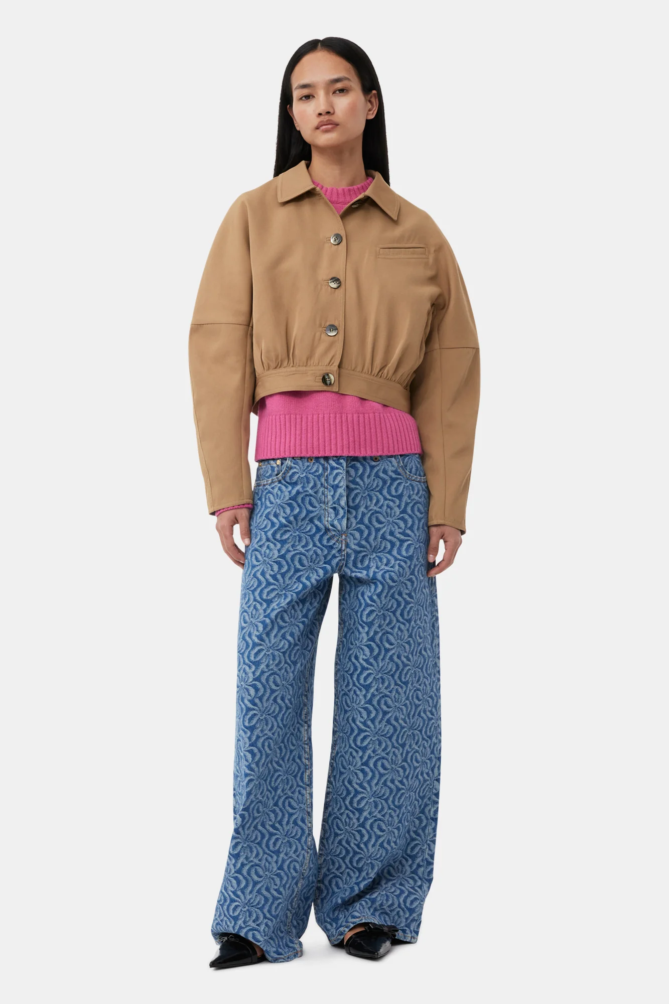 Heavy Twill Short Jacket | Tiger's Eye - Image 2