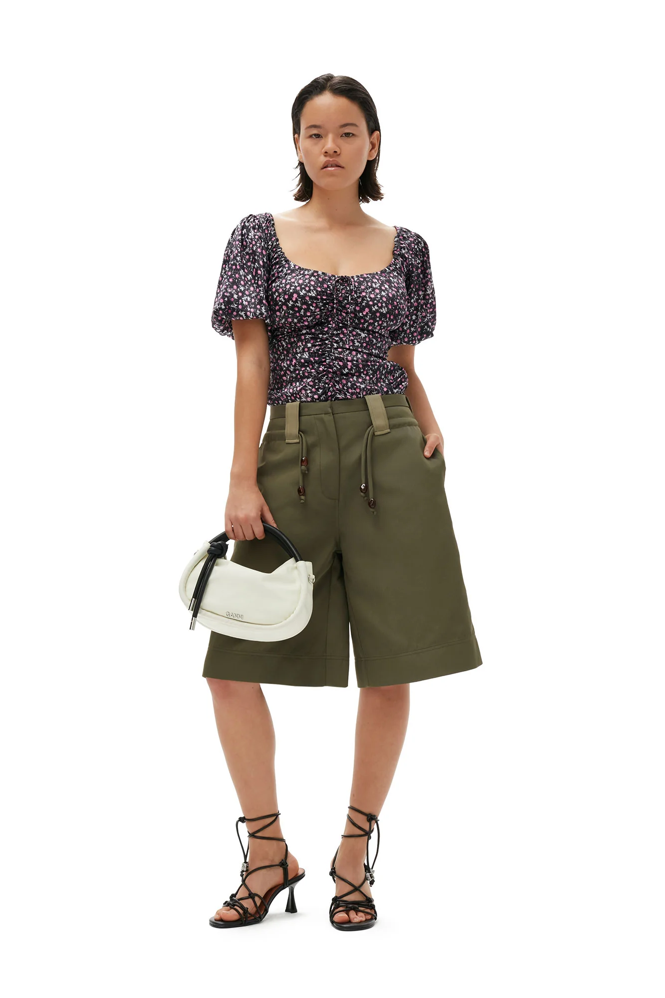 Heavy Twill Wide Shorts | Kalamata - Image 3