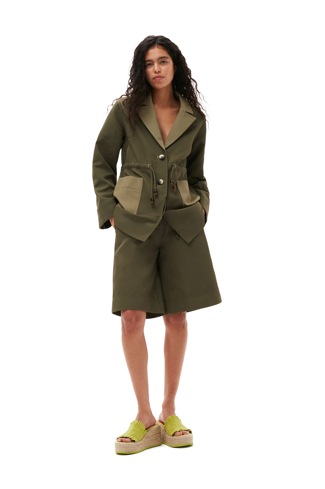 Heavy Twill Wide Shorts | Kalamata - Image 6
