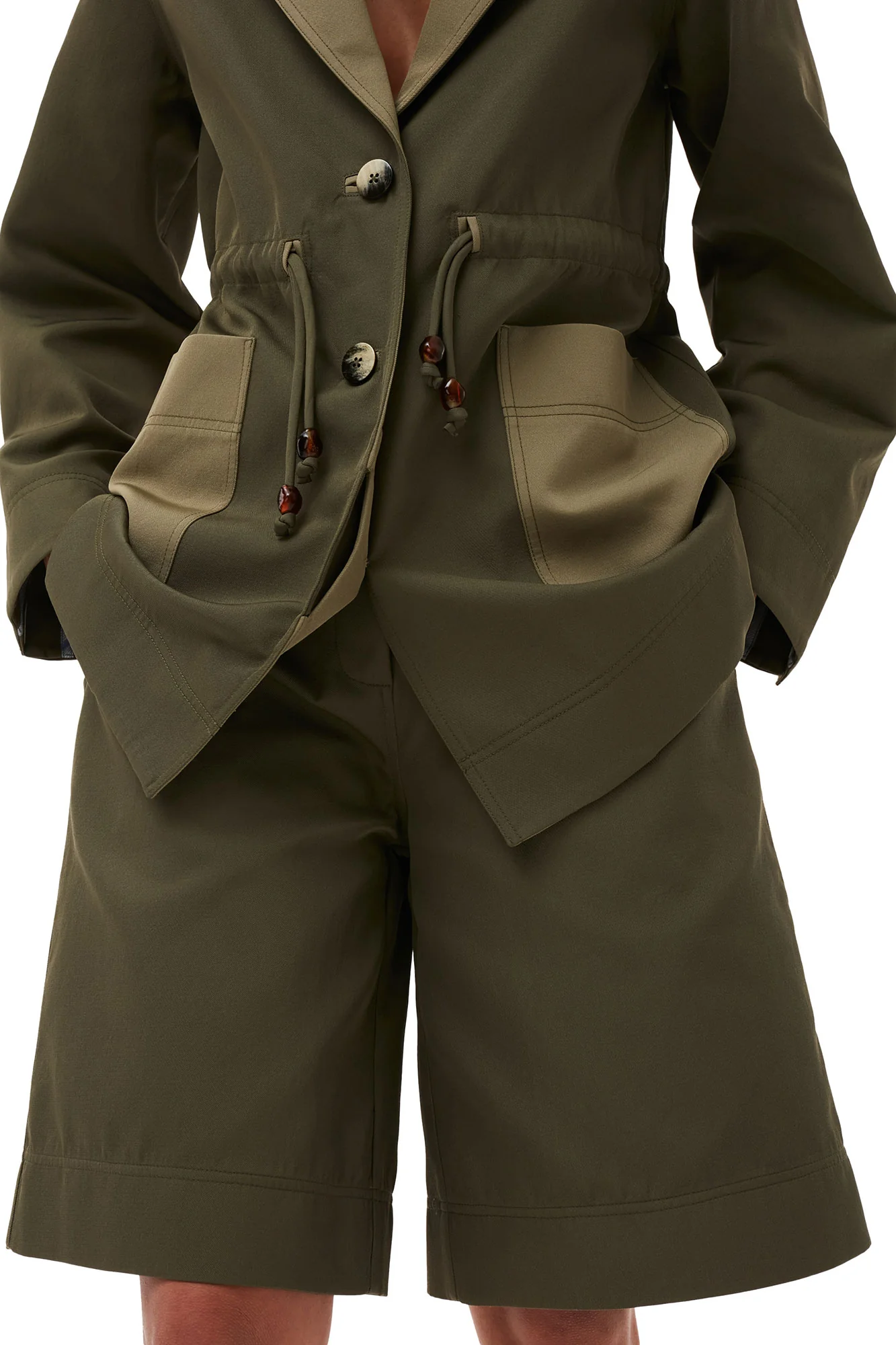 Heavy Twill Wide Shorts | Kalamata - Image 8
