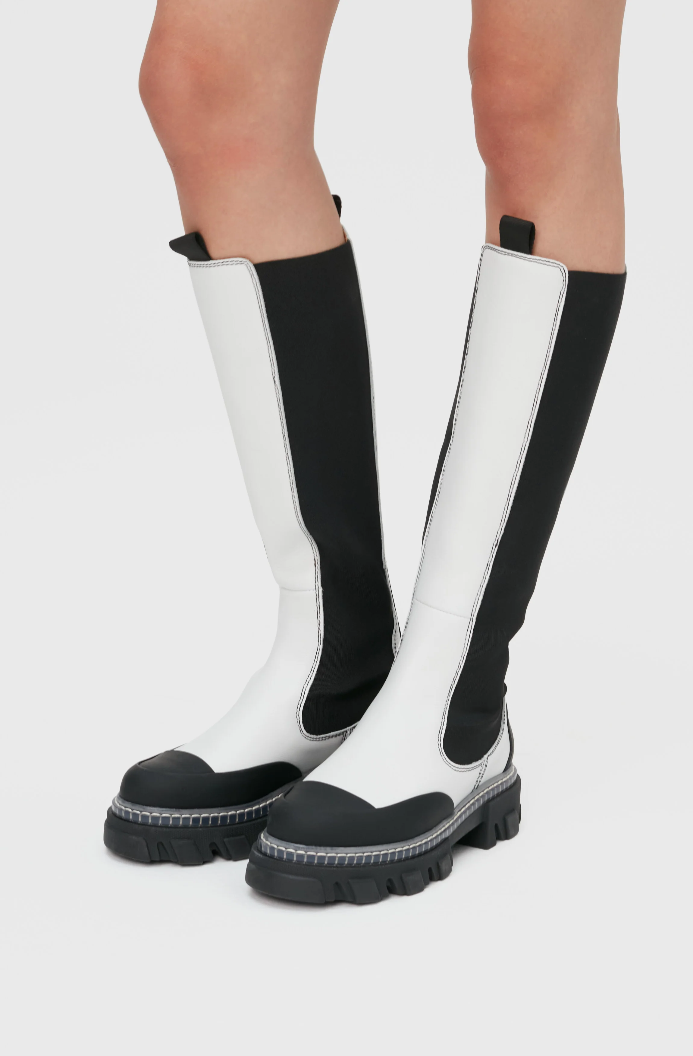 High Chelsea Boots | Egret - Image 4