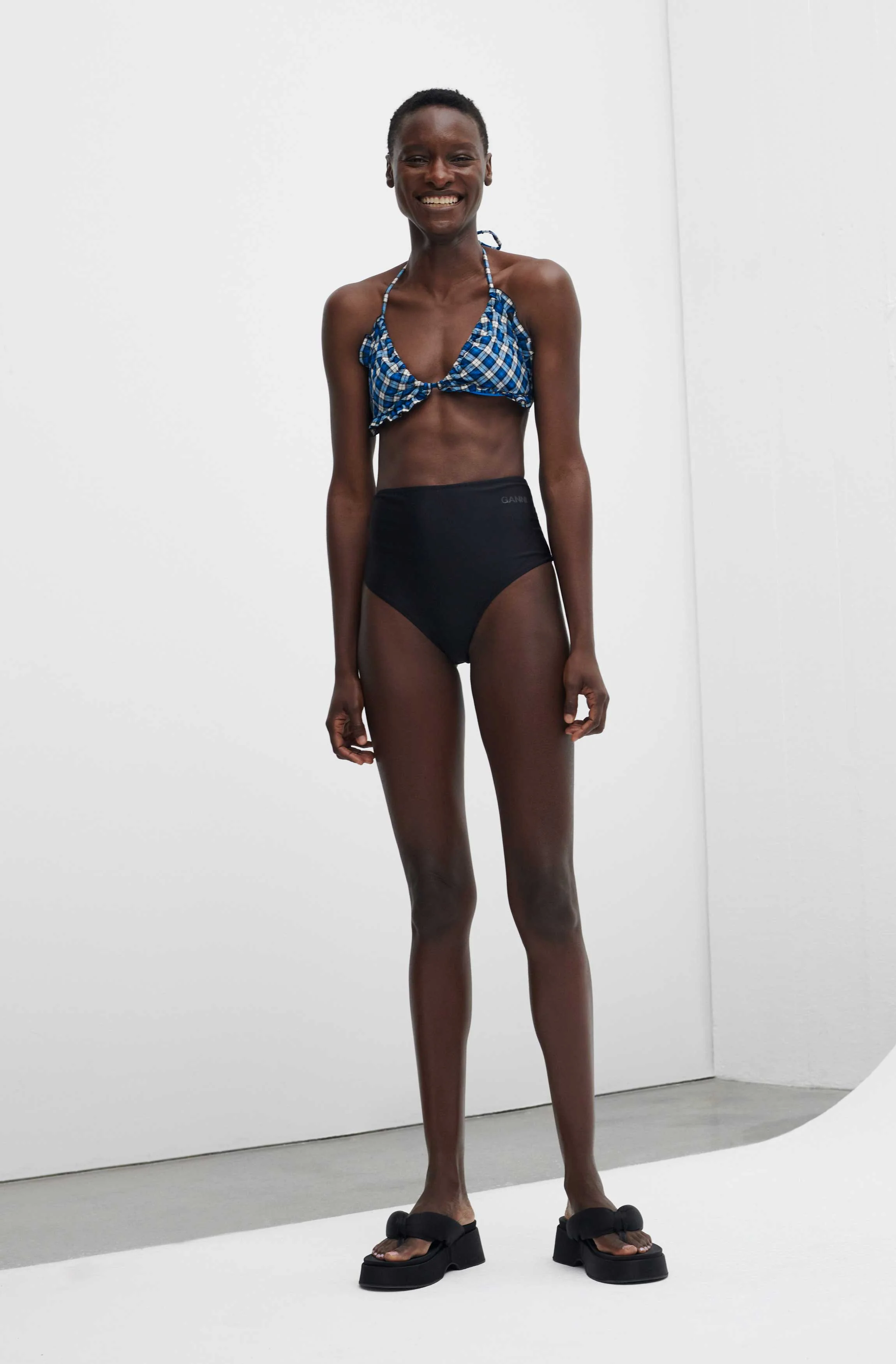High-Rise Bikini Bottom | Black - Image 3