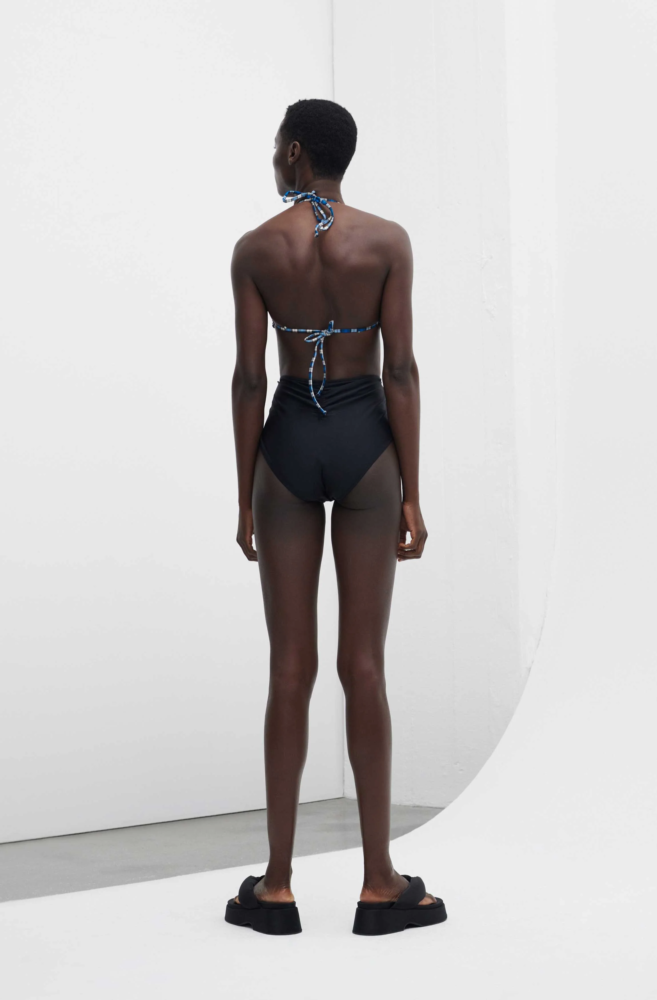 High-Rise Bikini Bottom | Black - Image 4
