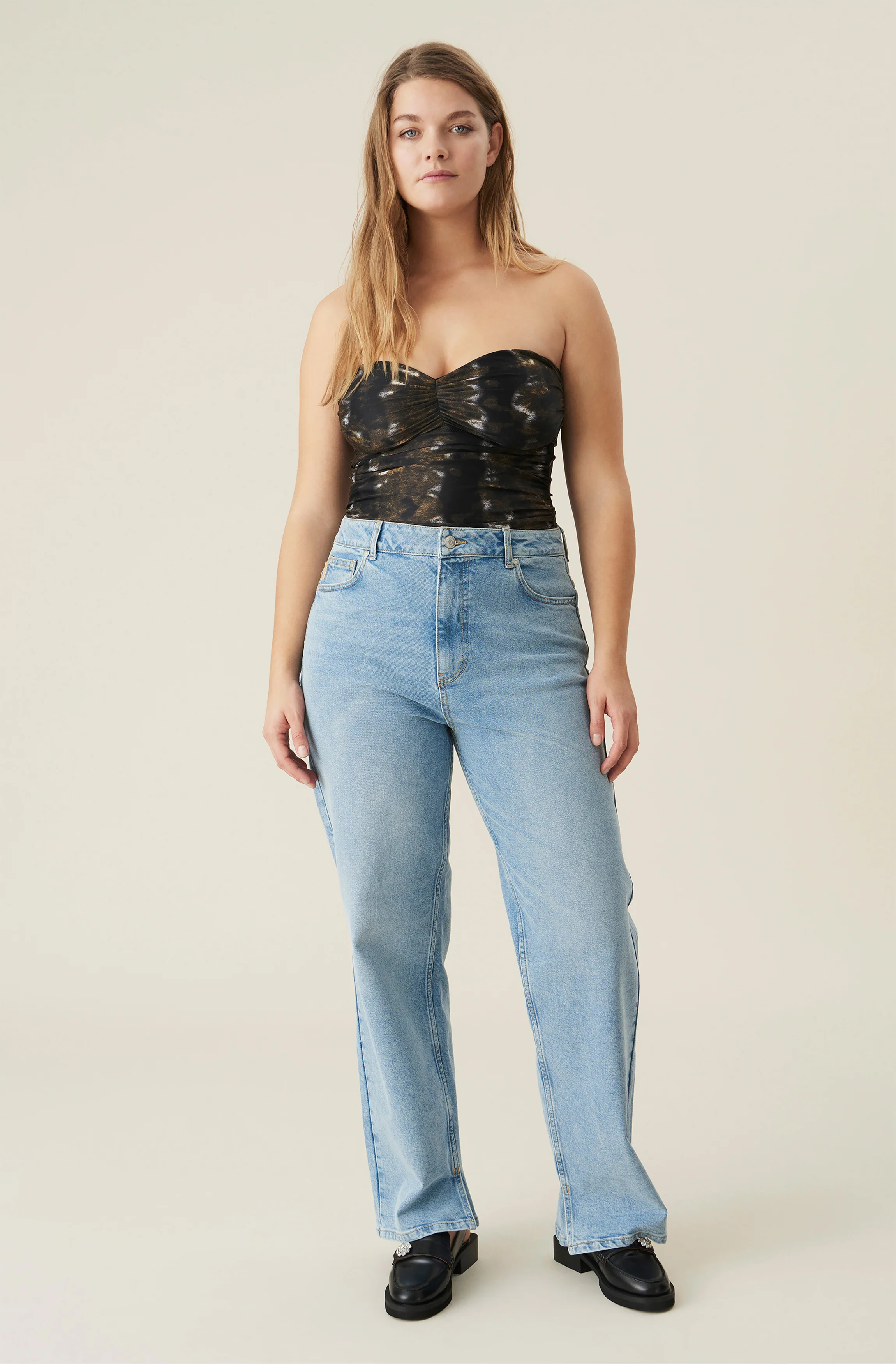 High-waisted Relaxed Jeans | Denim - Image 2