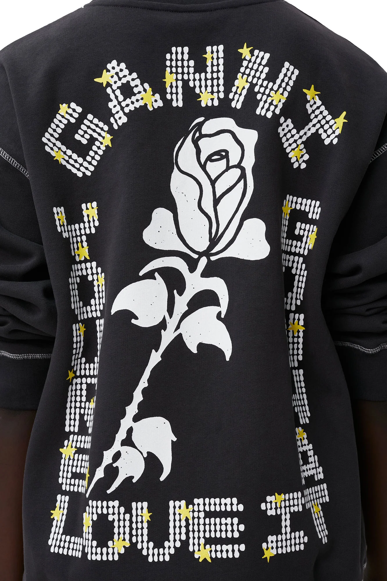 Isoli Dark Rose Relaxed Sweatshirt | Phantom - Image 8