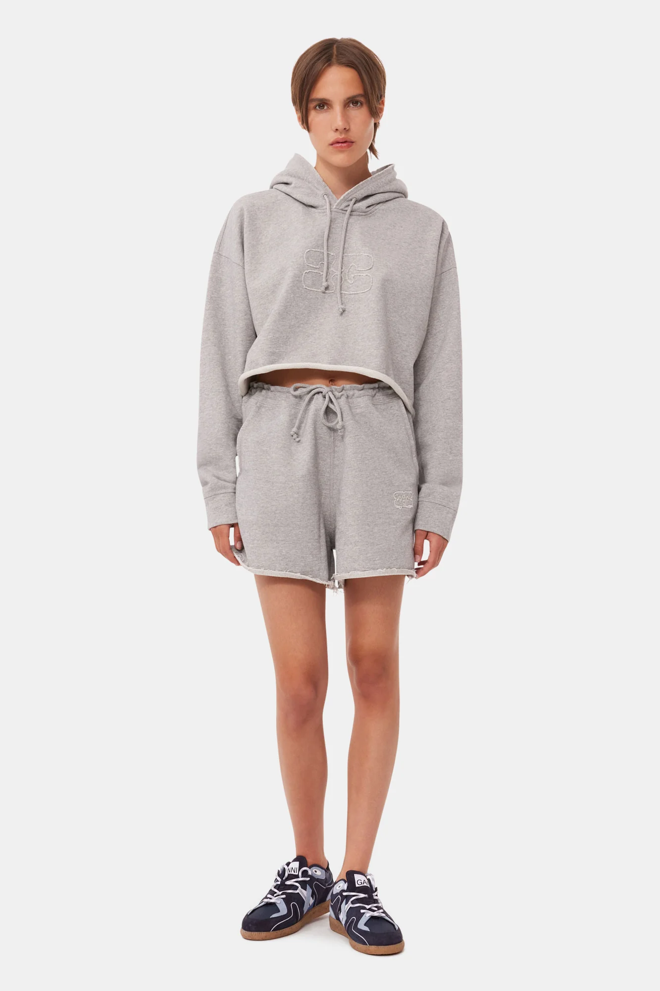 Isoli Drawstring Shorts | Paloma Melange - Image 5