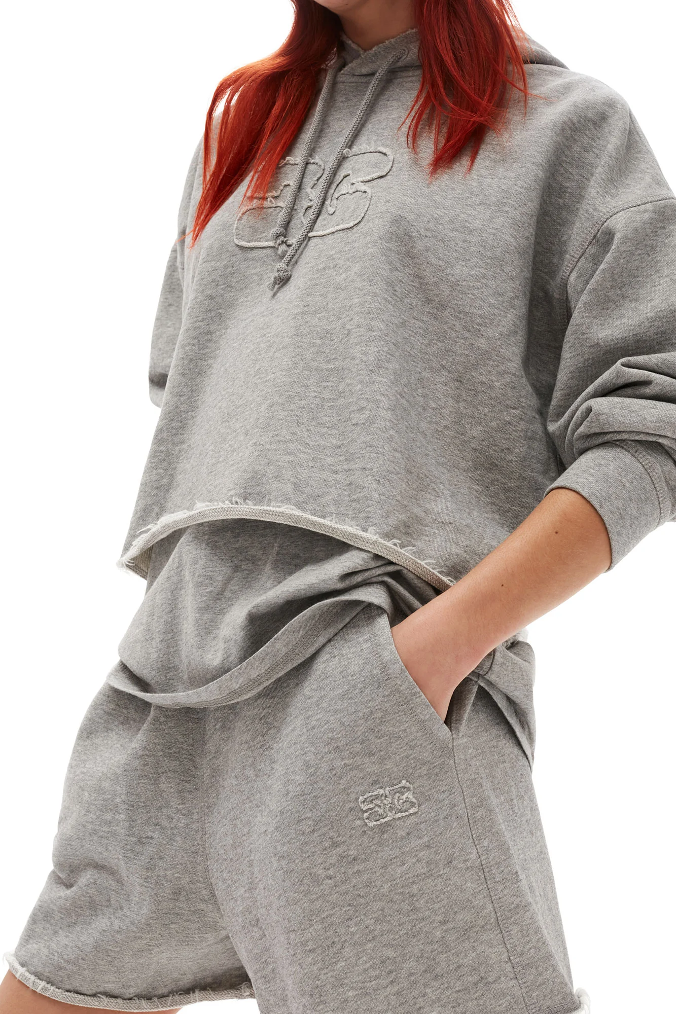 Isoli Drawstring Shorts | Paloma Melange - Image 8