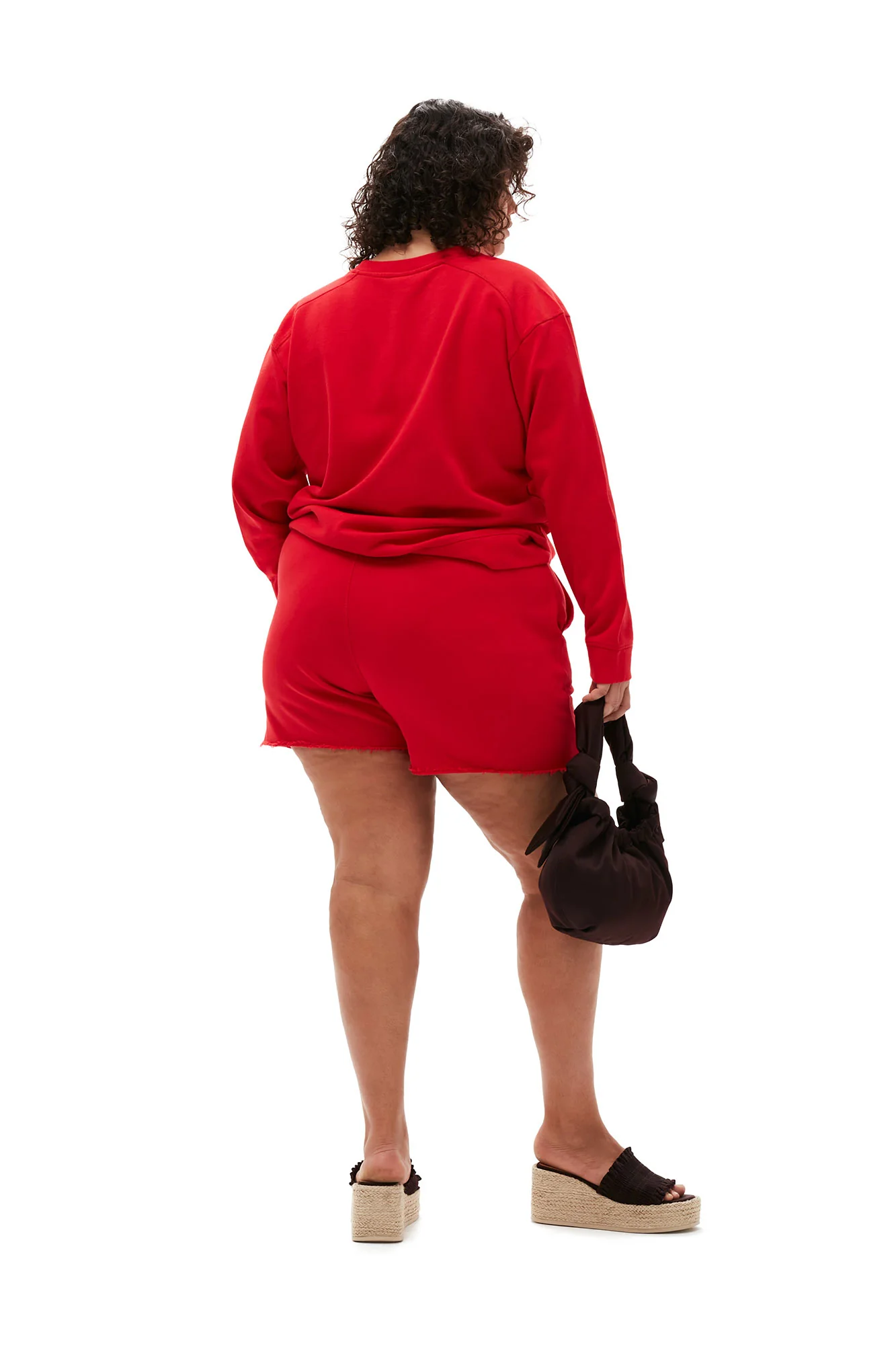 Isoli Drawstring Shorts | Racing Red - Image 10