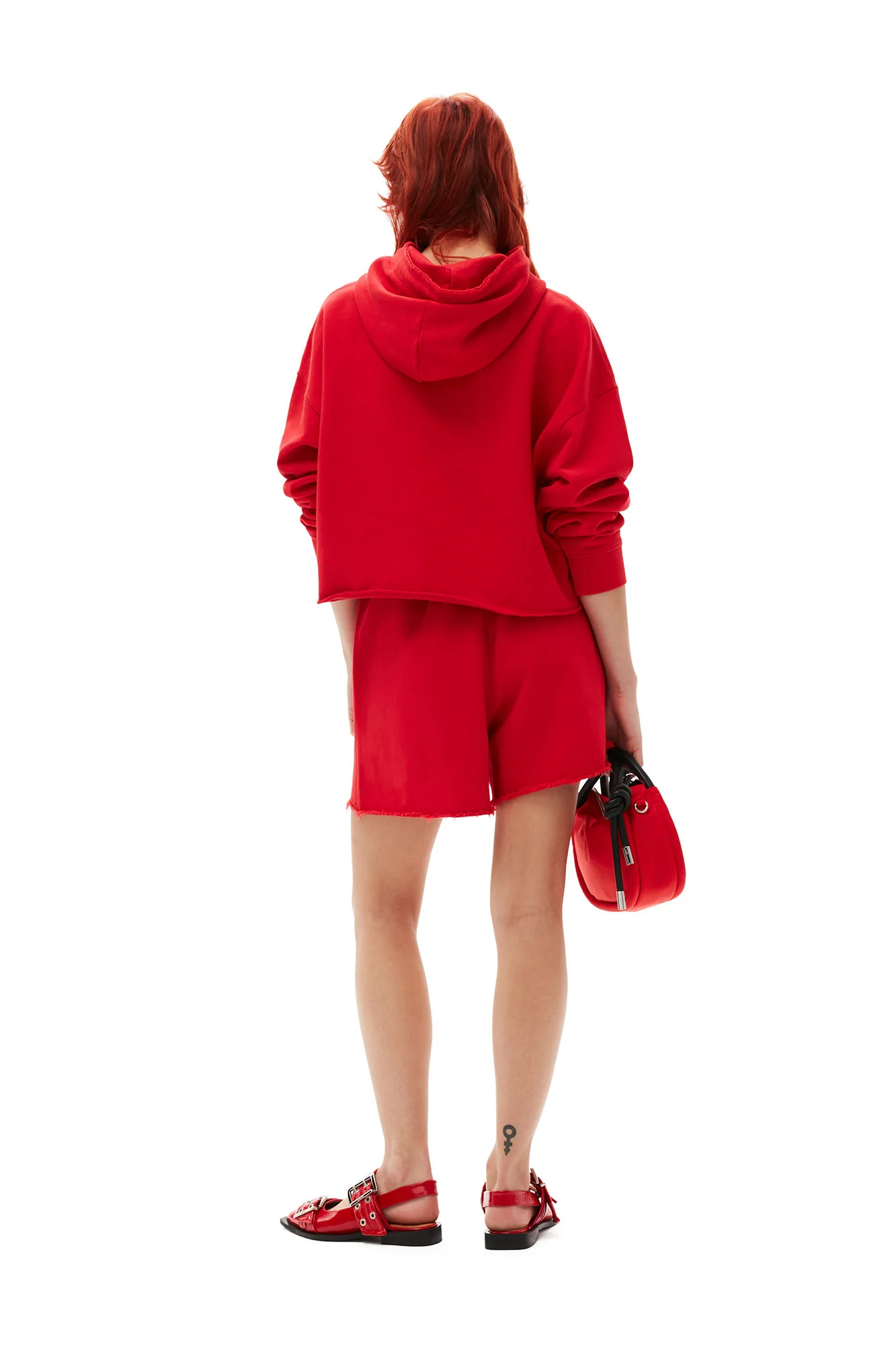 Isoli Drawstring Shorts | Racing Red - Image 6
