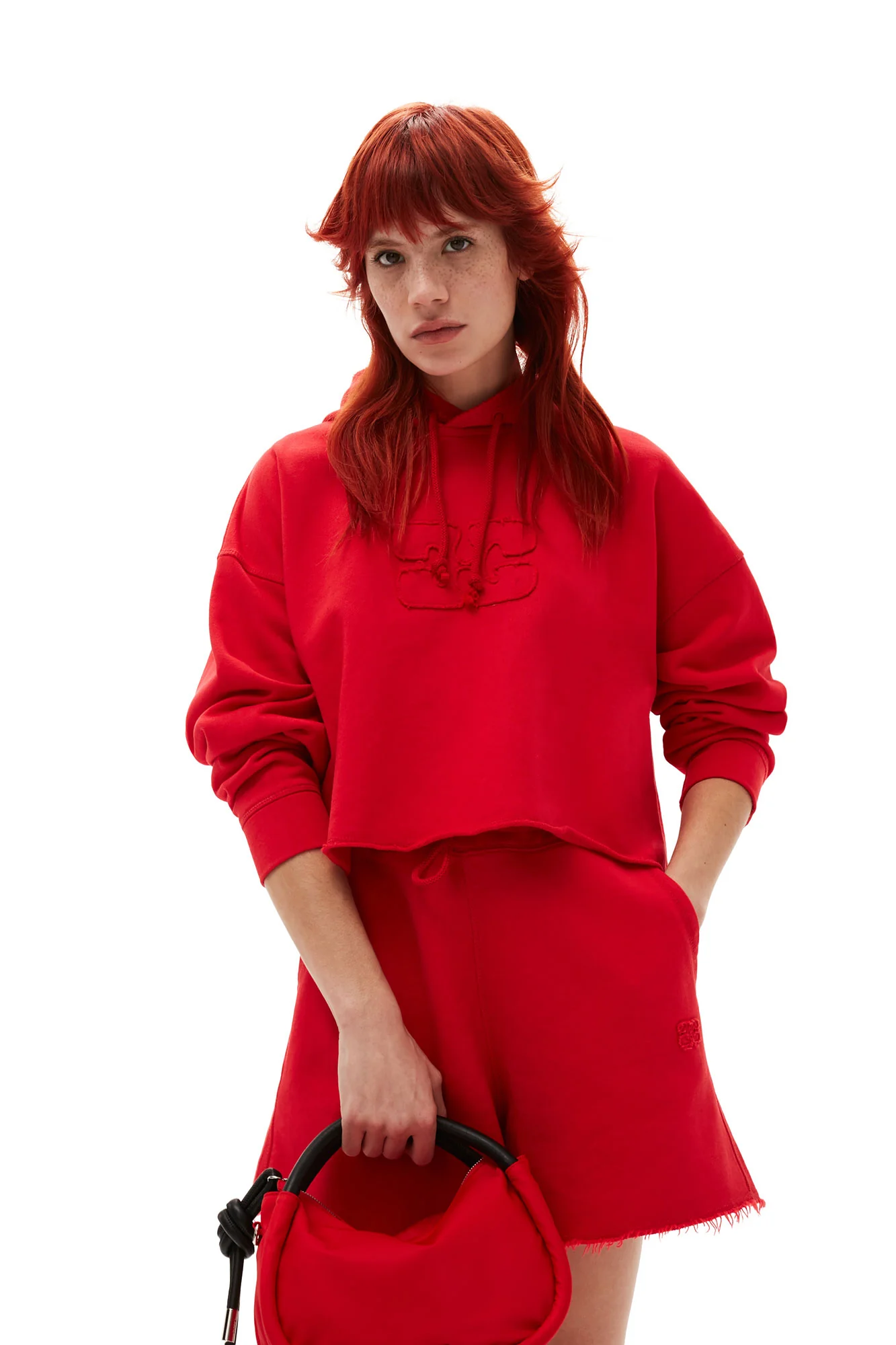 Isoli Drawstring Shorts | Racing Red - Image 7
