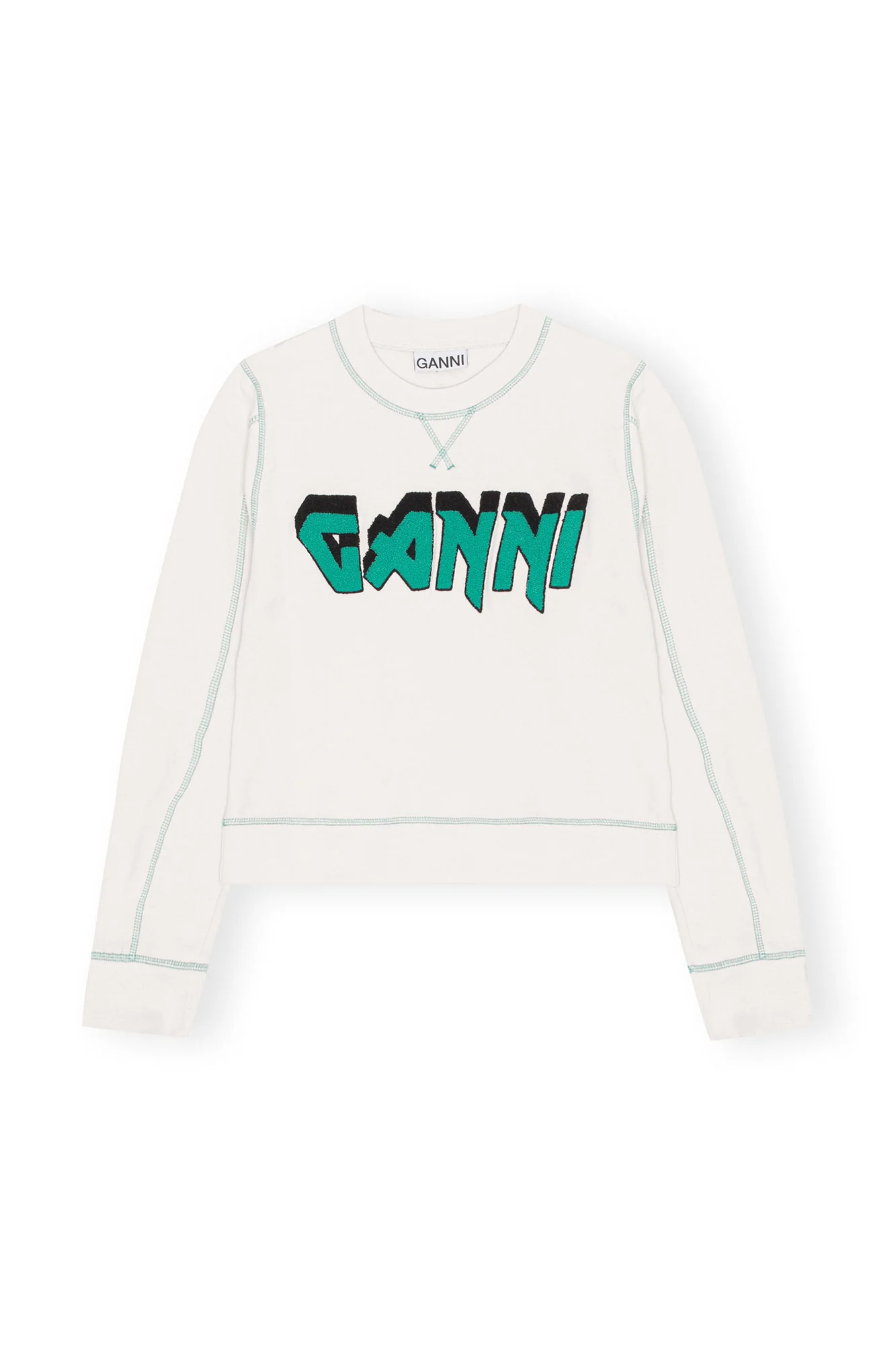 Isoli Ganni Rock Sweatshirt | Egret
