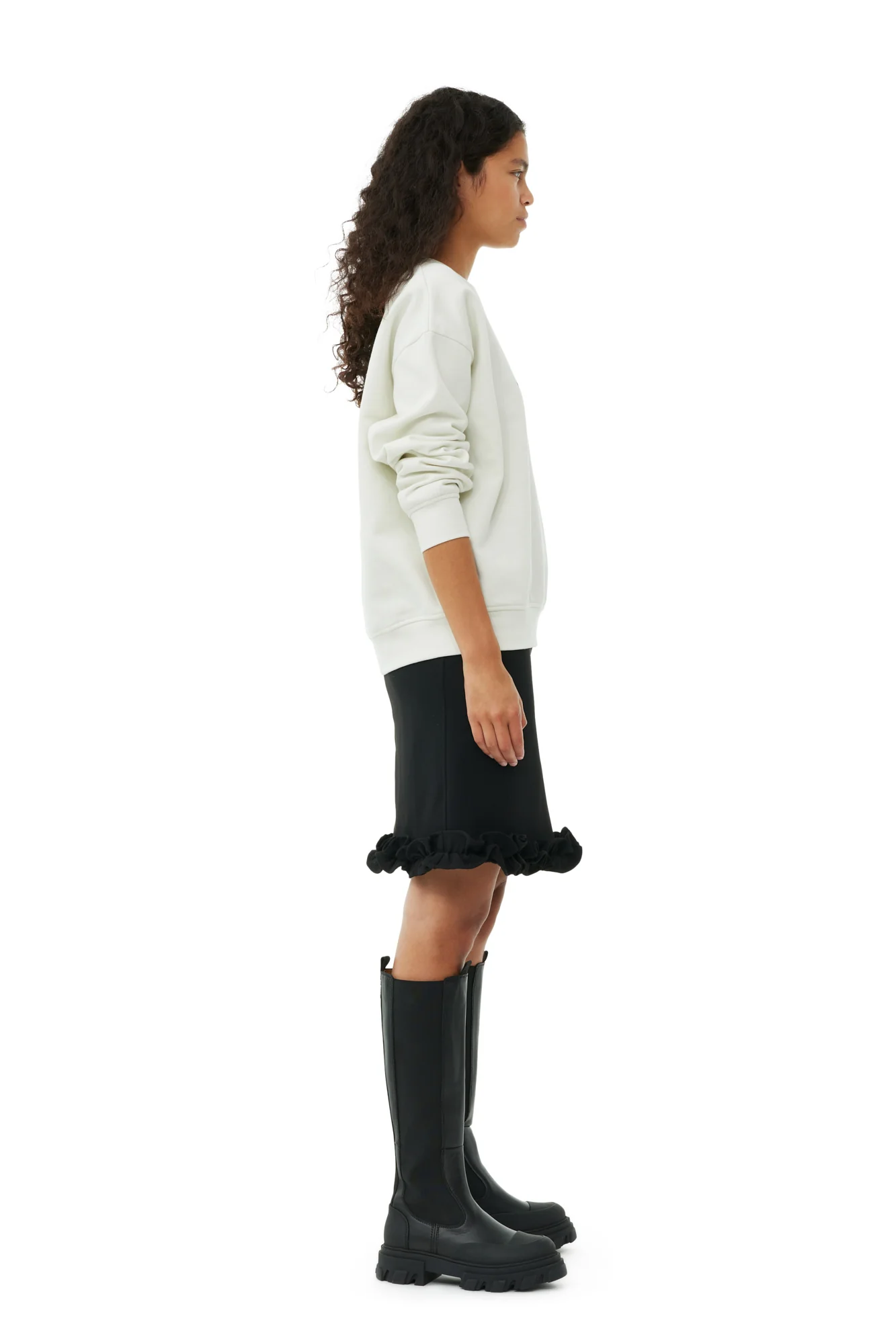 Isoli Oversized Sweatshirt | Egret - Image 5