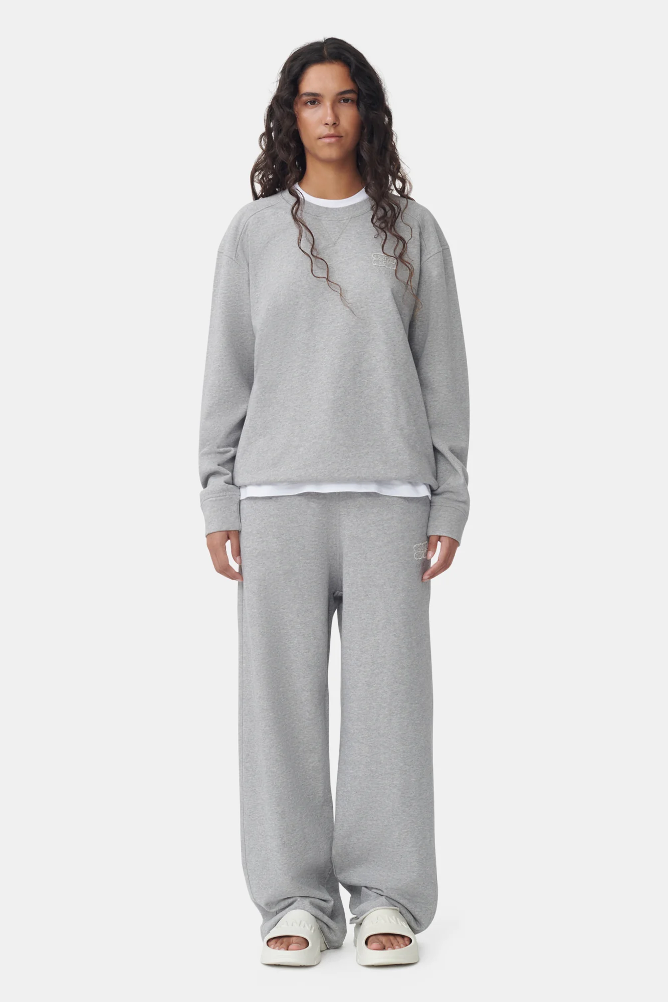 Isoli Wide Leg Trousers | Paloma Melange - Image 3