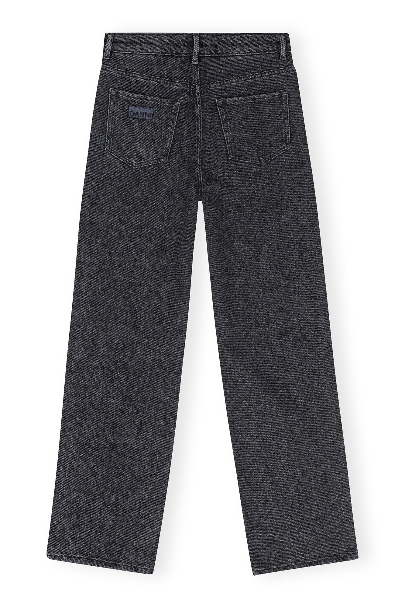 Izey Drawstring Jeans | Washed Black/Black - Image 2