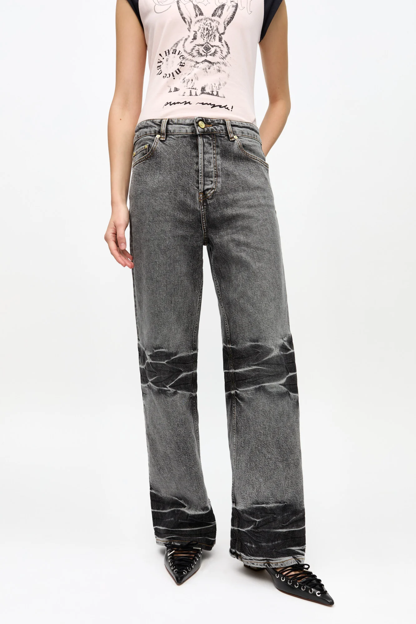 Izey Jeans | Black Washed - Image 4